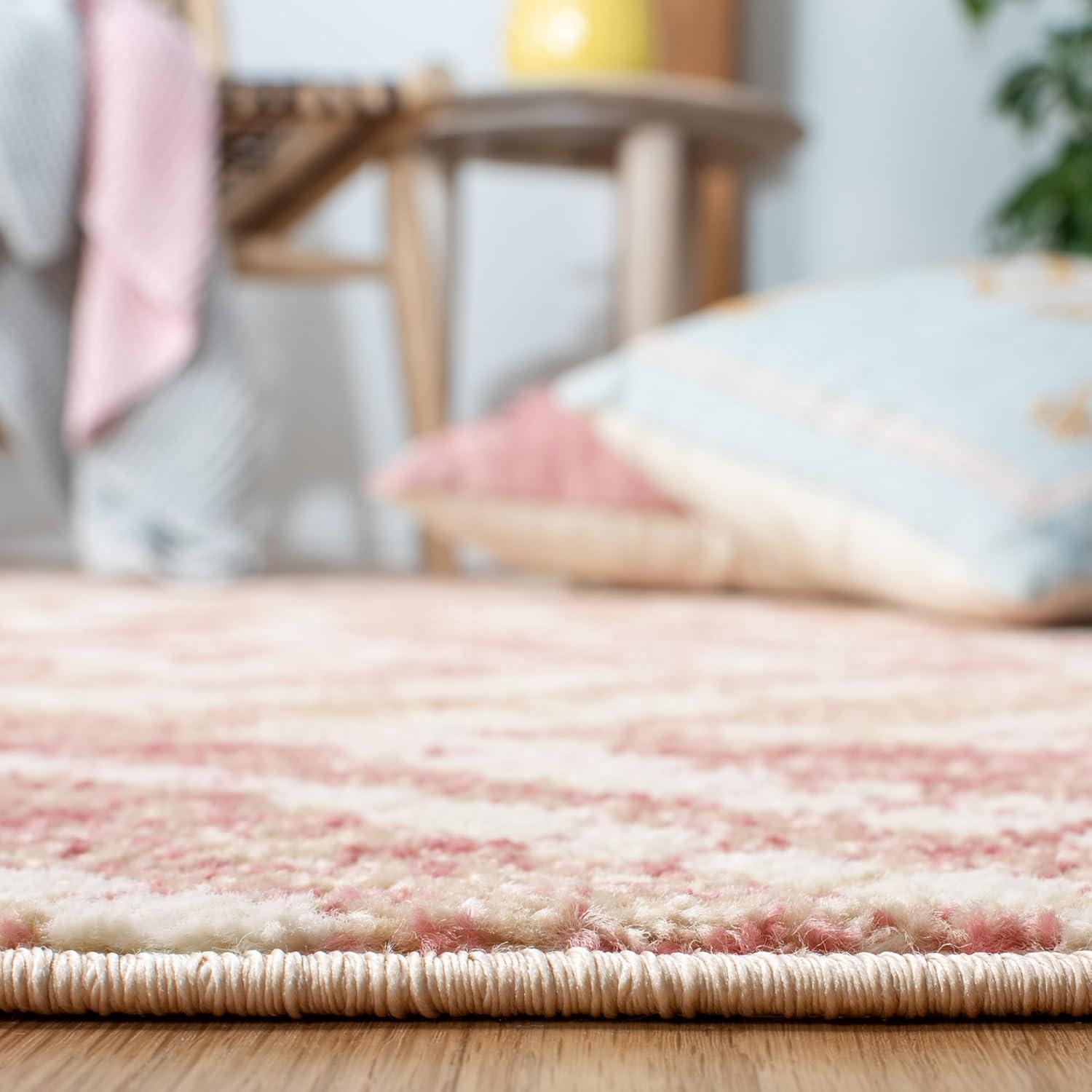 image:imageSAFAVIEH Area Rug 8x10 Adirondack Collection Large Ivory amp Light Blue Geometric Trellis Pattern NonShedding amp Easy Cleaning Ideal for Living Room Bedroom Office Dining Space ADR131TRoseGold