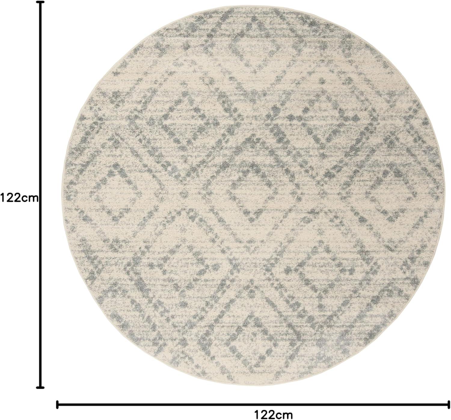 image:imageSAFAVIEH Area Rug 8x10 Adirondack Collection Large Ivory amp Light Blue Geometric Trellis Pattern NonShedding amp Easy Cleaning Ideal for Living Room Bedroom Office Dining Space ADR131TIvoryLight Blue