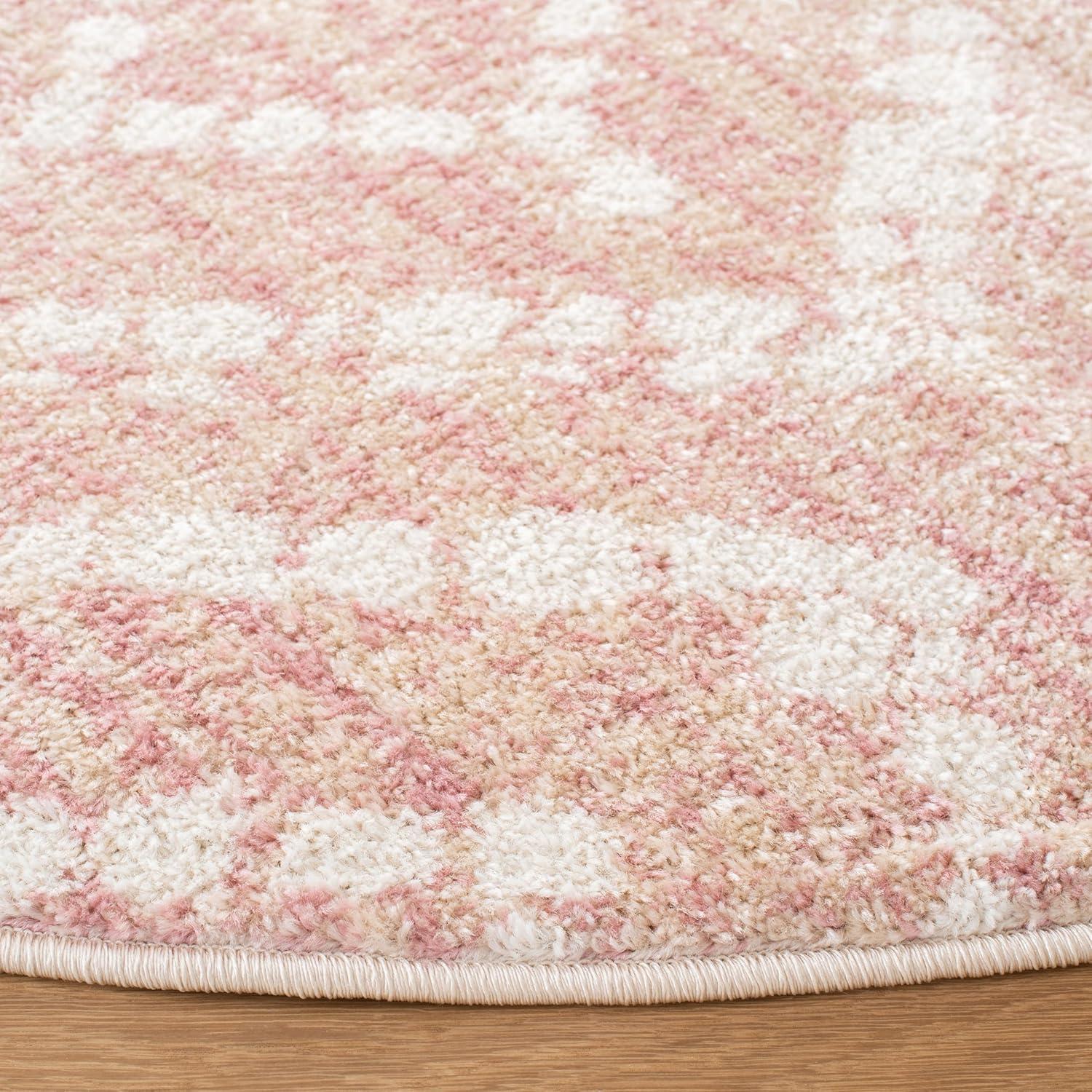 image:imageSAFAVIEH Area Rug 8x10 Adirondack Collection Large Ivory amp Light Blue Geometric Trellis Pattern NonShedding amp Easy Cleaning Ideal for Living Room Bedroom Office Dining Space ADR131TRoseGold