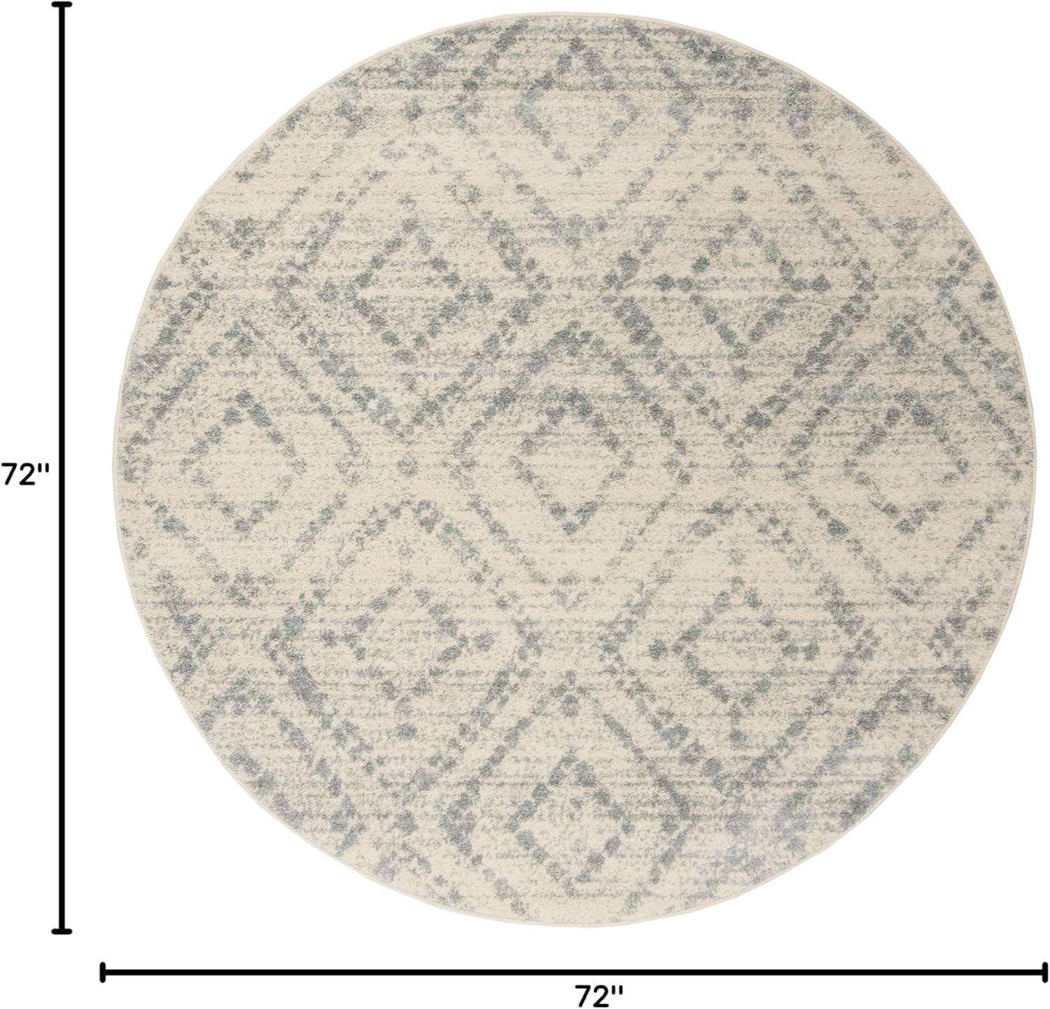 image:imageSAFAVIEH Area Rug 8x10 Adirondack Collection Large Ivory amp Light Blue Geometric Trellis Pattern NonShedding amp Easy Cleaning Ideal for Living Room Bedroom Office Dining Space ADR131TIvoryLight Blue