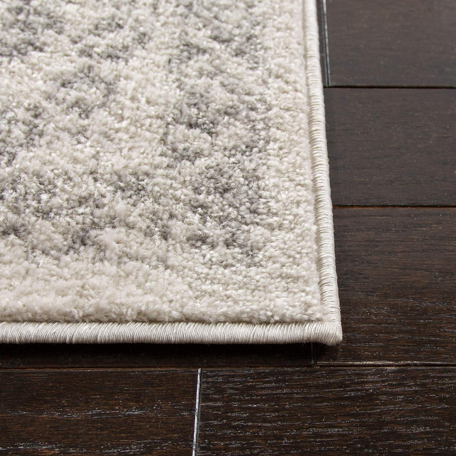 image:imageSAFAVIEH Area Rug 8x10  Adirondack Collection  Large  Ivory amp Silver Distressed Vintage Floral Design NonShedding amp Easy to Clean Ideal for Living Room Bedroom Dining Space ADR109CIvorySilver