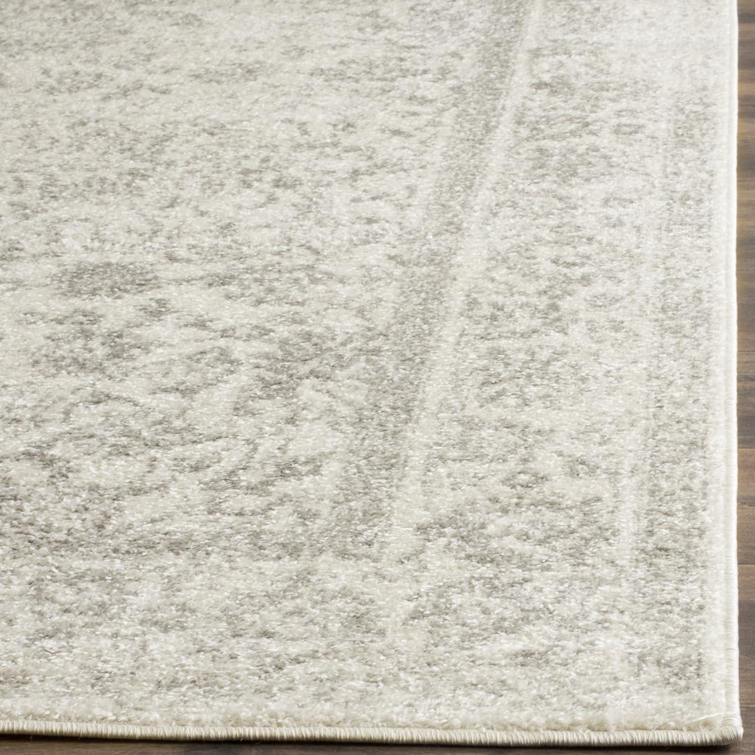 image:imageSAFAVIEH Area Rug 8x10  Adirondack Collection  Large  Ivory amp Silver Distressed Vintage Floral Design NonShedding amp Easy to Clean Ideal for Living Room Bedroom Dining Space ADR109CIvorySilver