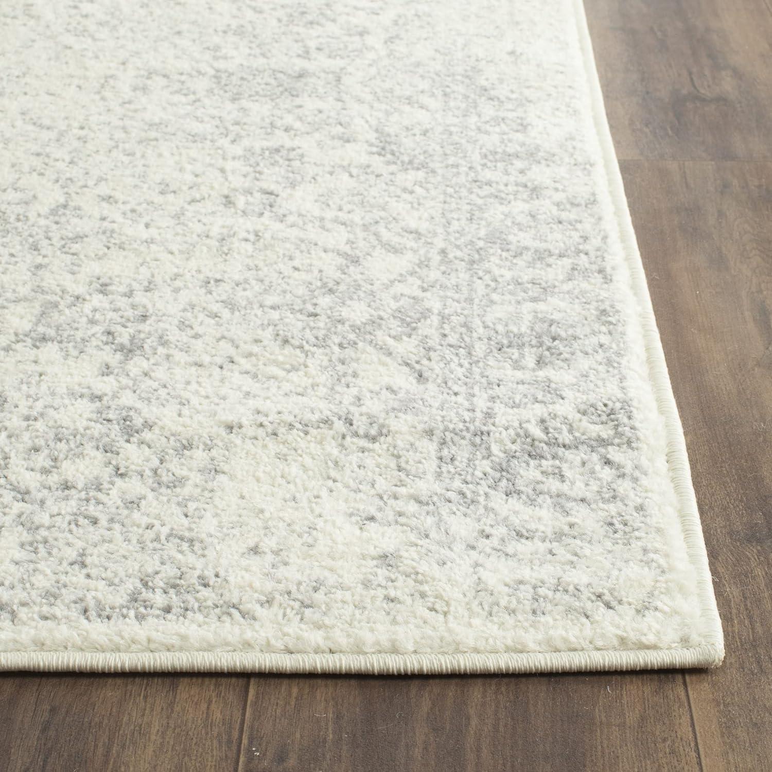 image:imageSAFAVIEH Area Rug 8x10  Adirondack Collection  Large  Ivory amp Silver Distressed Vintage Floral Design NonShedding amp Easy to Clean Ideal for Living Room Bedroom Dining Space ADR109CIvorySilver