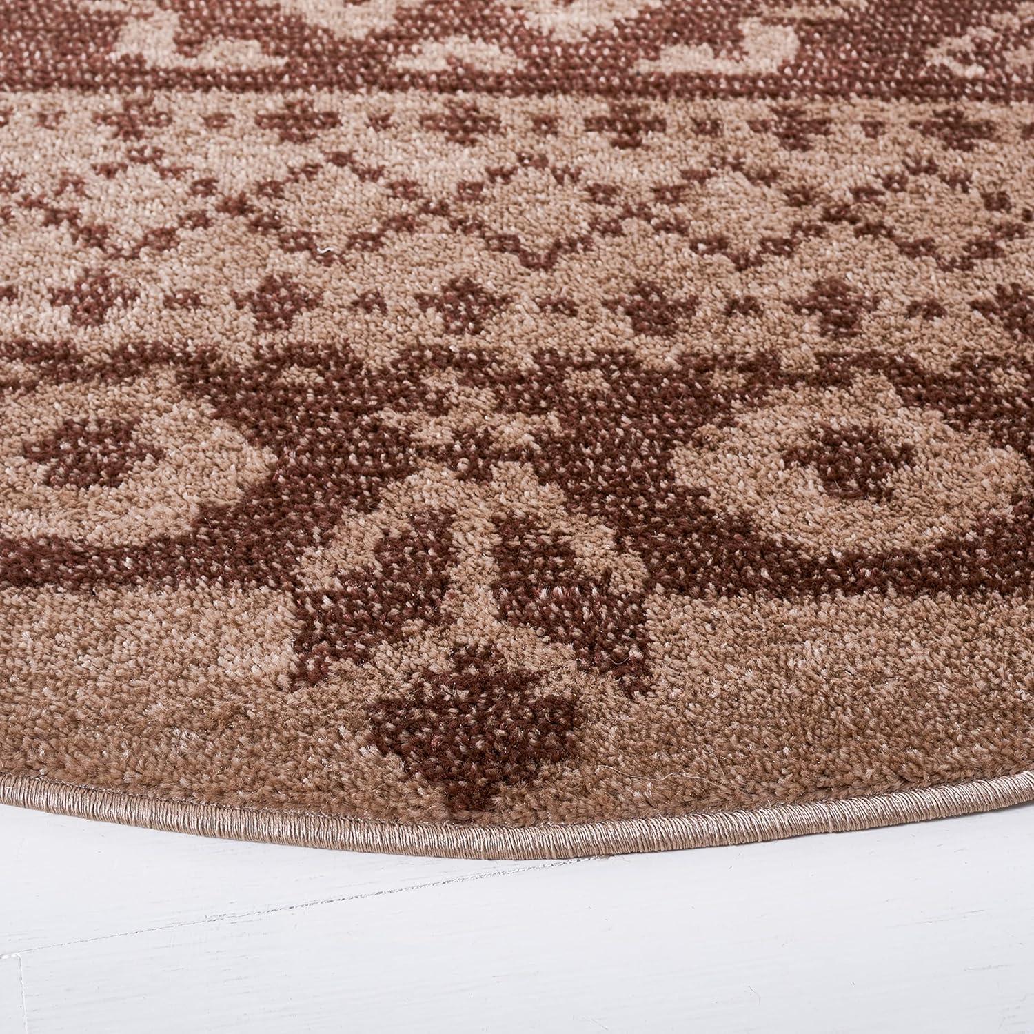 image:imageSAFAVIEH Area Rug 8x10 Adirondack Collection Large Ivory amp Silver Rustic Boho Design NonShedding amp Easy Cleaning Ideal for Living Room Bedroom Office Dining Space ADR107BCamelChocolate