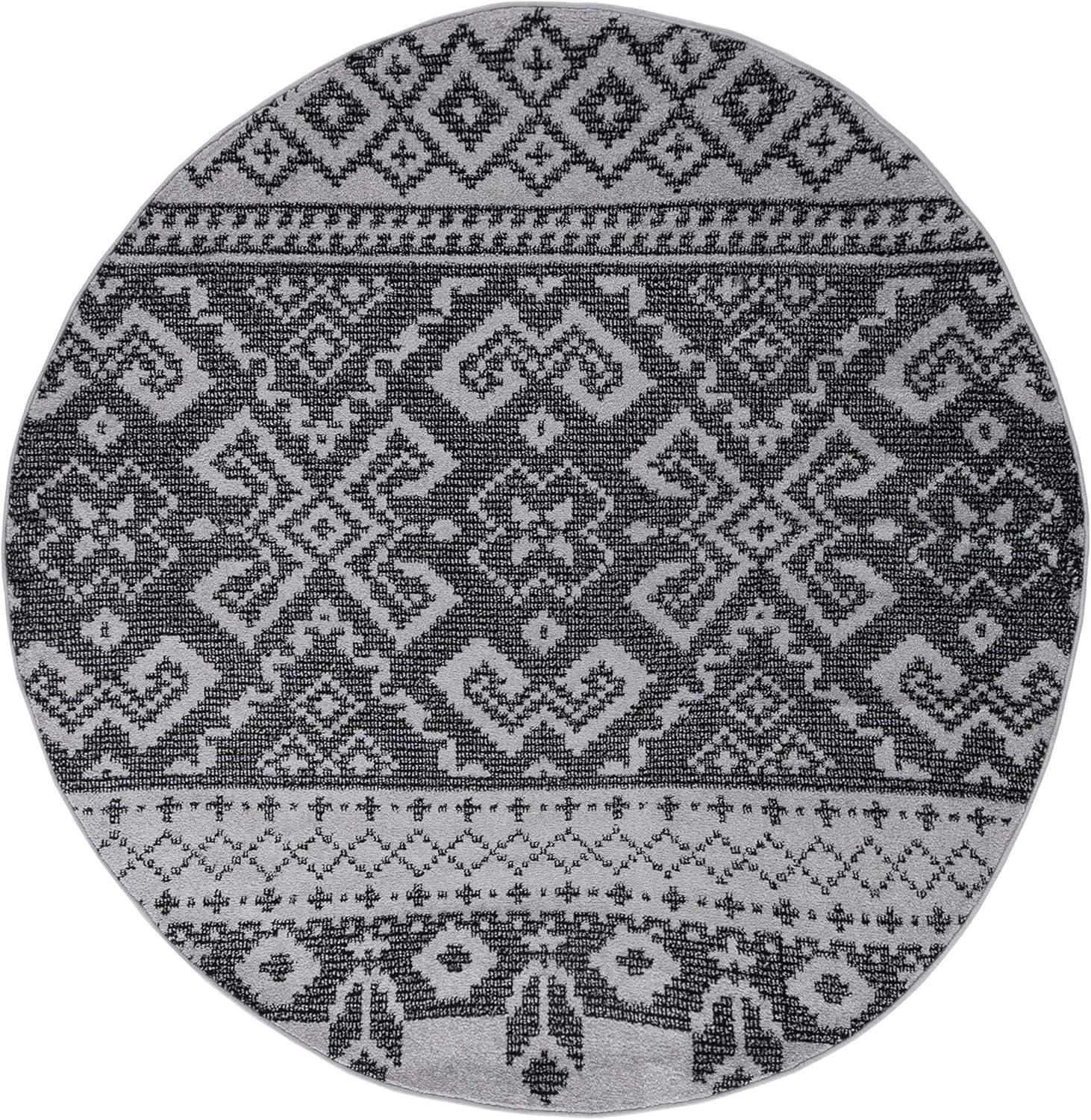 image:imageSAFAVIEH Area Rug 8x10 Adirondack Collection Large Ivory amp Silver Rustic Boho Design NonShedding amp Easy Cleaning Ideal for Living Room Bedroom Office Dining Space ADR107BSilverBlack