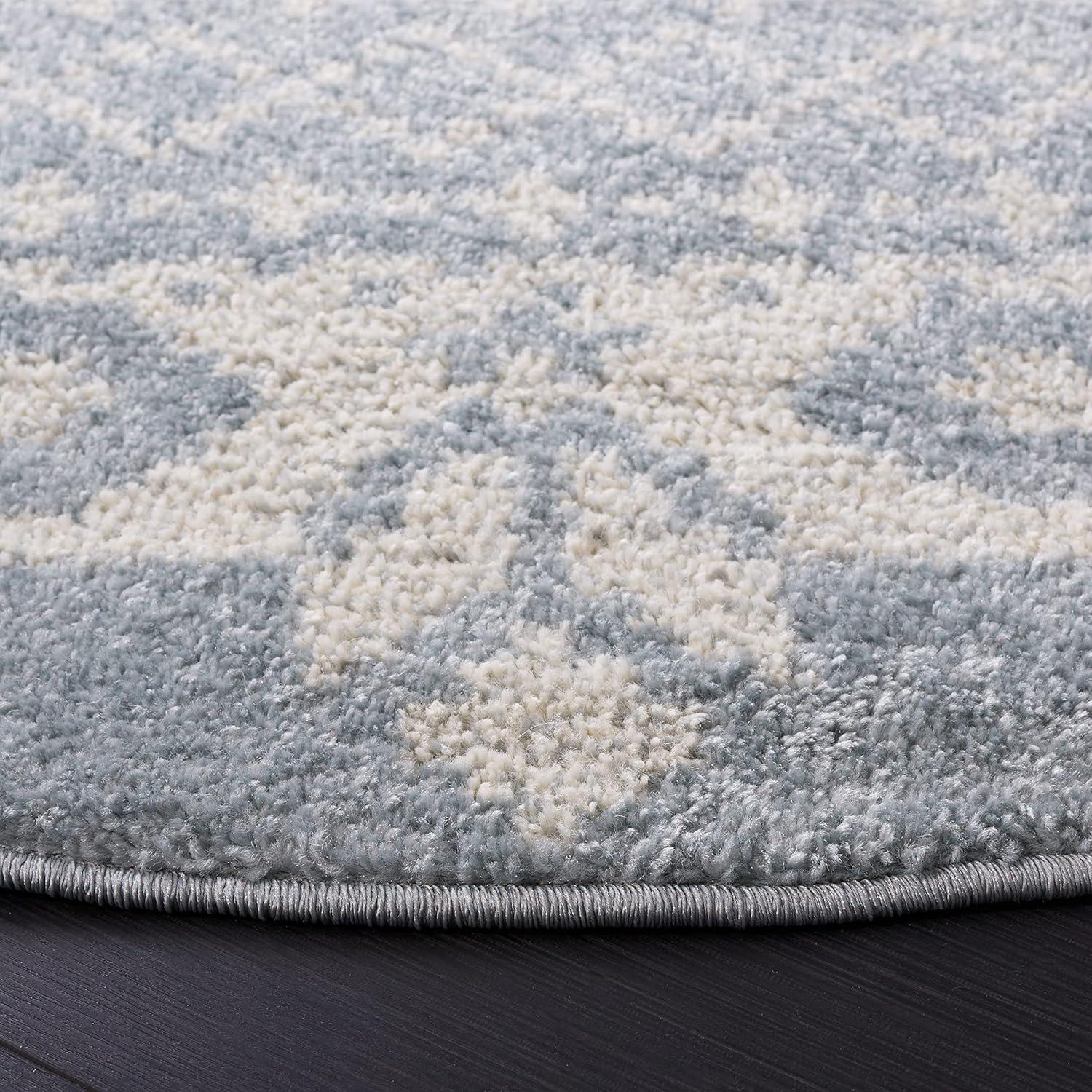 image:imageSAFAVIEH Area Rug 8x10 Adirondack Collection Large Ivory amp Silver Rustic Boho Design NonShedding amp Easy Cleaning Ideal for Living Room Bedroom Office Dining Space ADR107BSlateIvory