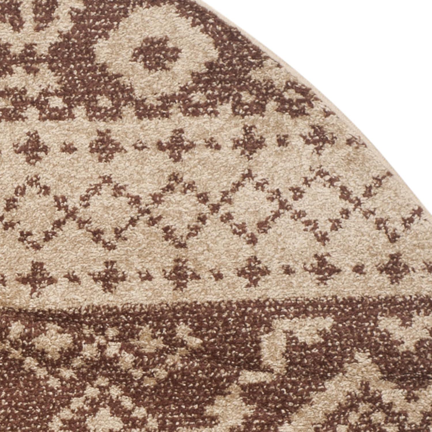 image:imageSAFAVIEH Area Rug 8x10 Adirondack Collection Large Ivory amp Silver Rustic Boho Design NonShedding amp Easy Cleaning Ideal for Living Room Bedroom Office Dining Space ADR107BCamelChocolate