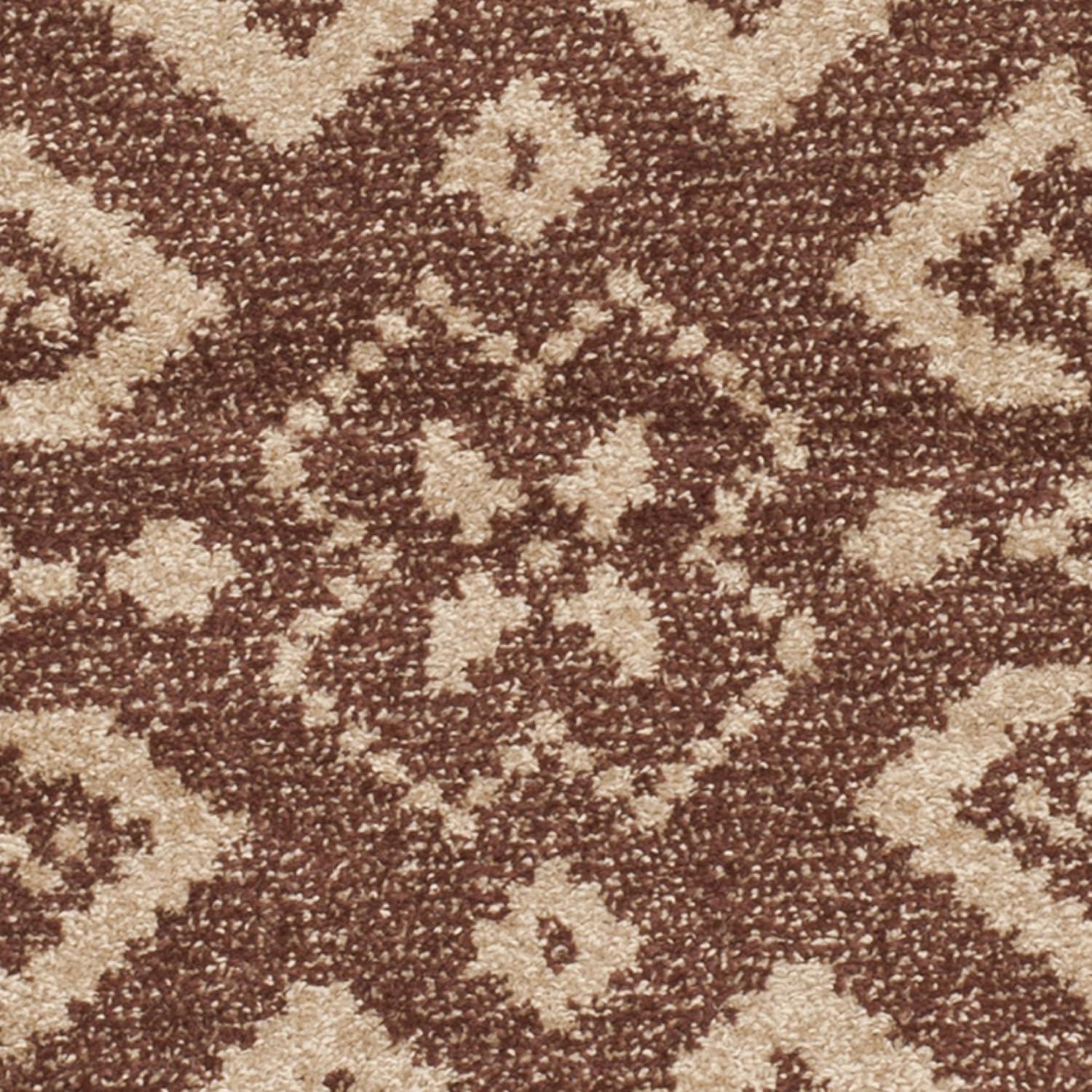image:imageSAFAVIEH Area Rug 8x10 Adirondack Collection Large Ivory amp Silver Rustic Boho Design NonShedding amp Easy Cleaning Ideal for Living Room Bedroom Office Dining Space ADR107BCamelChocolate