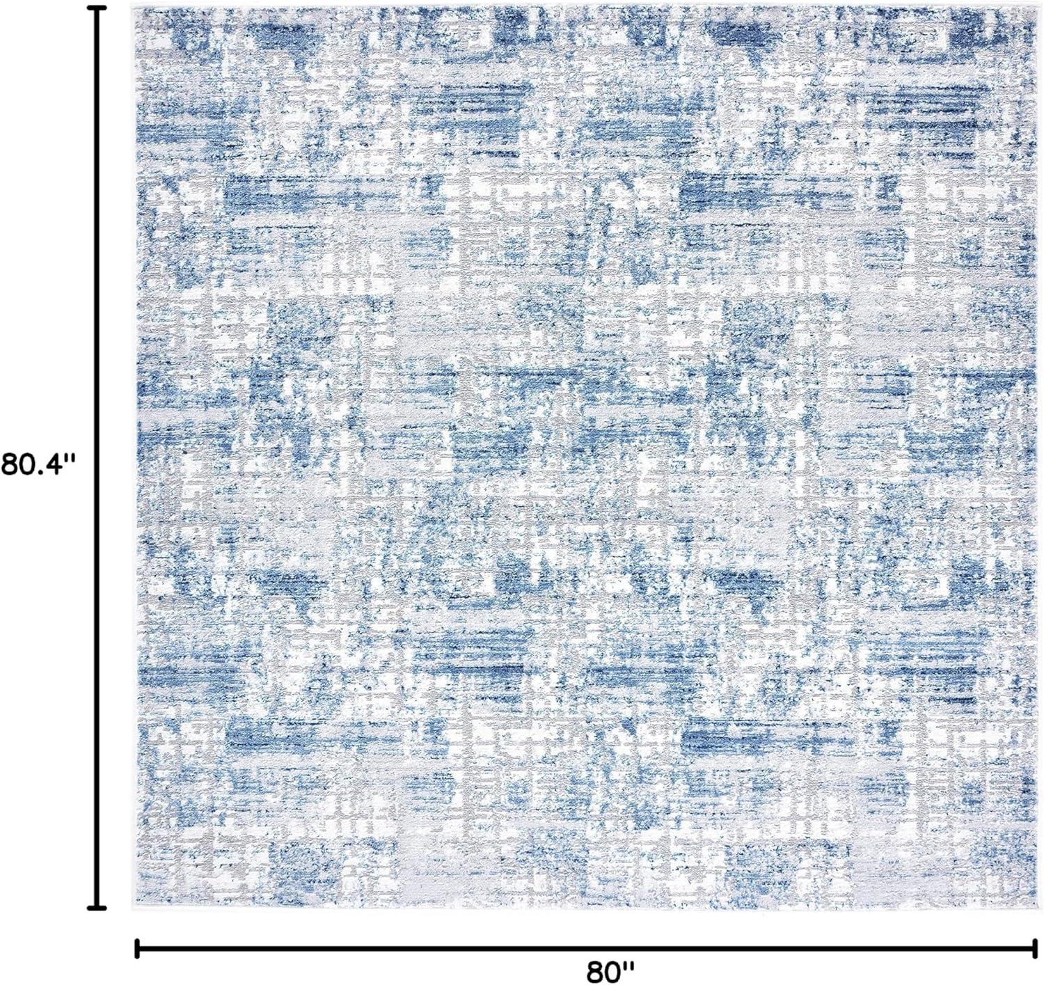 image:imageSAFAVIEH Area Rug 8x10 Amelia Collection Large Blue amp Grey Modern Design NonShedding amp Easy Cleaning Ideal for Living Room Bedroom Office Dining Space ALA786MNavyLight Grey