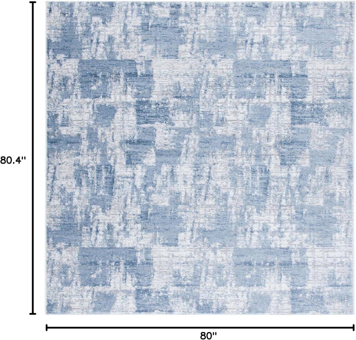 image:imageSAFAVIEH Area Rug 8x10 Amelia Collection Large Blue amp Grey Modern Design NonShedding amp Easy Cleaning Ideal for Living Room Bedroom Office Dining Space ALA786MIvoryBlue