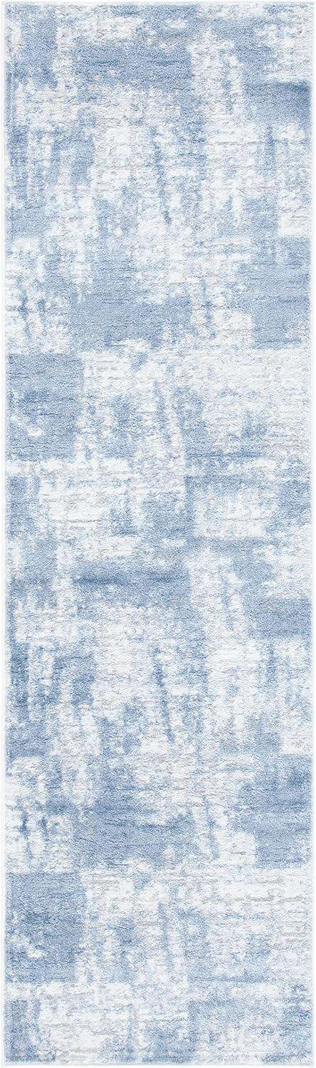 image:imageSAFAVIEH Area Rug 8x10 Amelia Collection Large Blue amp Grey Modern Design NonShedding amp Easy Cleaning Ideal for Living Room Bedroom Office Dining Space ALA786MIvoryBlue