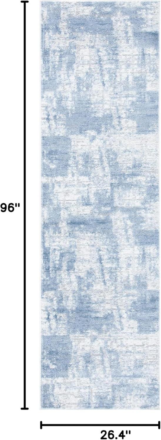 image:imageSAFAVIEH Area Rug 8x10 Amelia Collection Large Blue amp Grey Modern Design NonShedding amp Easy Cleaning Ideal for Living Room Bedroom Office Dining Space ALA786MIvoryBlue