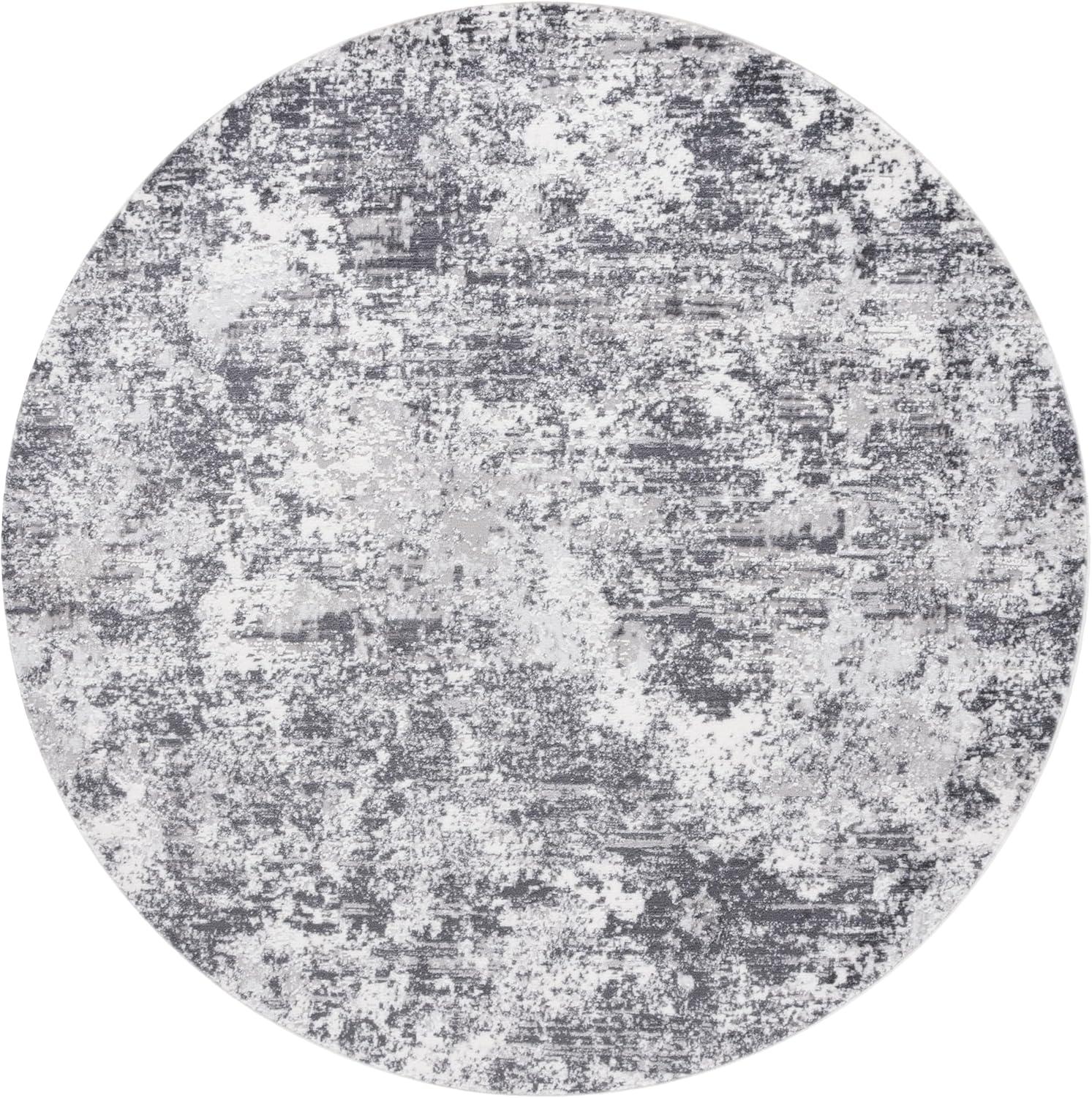 image:imageSAFAVIEH Area Rug 8x10 Amelia Collection Large Grey amp Ivory Modern Design NonShedding amp Easy Cleaning Ideal for Living Room Bedroom Office Dining Space ALA705GCharcoalIvory