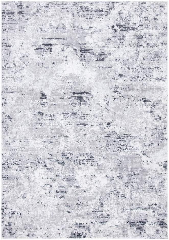 image:imageSAFAVIEH Area Rug 8x10 Amelia Collection Large Grey amp Ivory Modern Design NonShedding amp Easy Cleaning Ideal for Living Room Bedroom Office Dining Space ALA705GGreyIvory