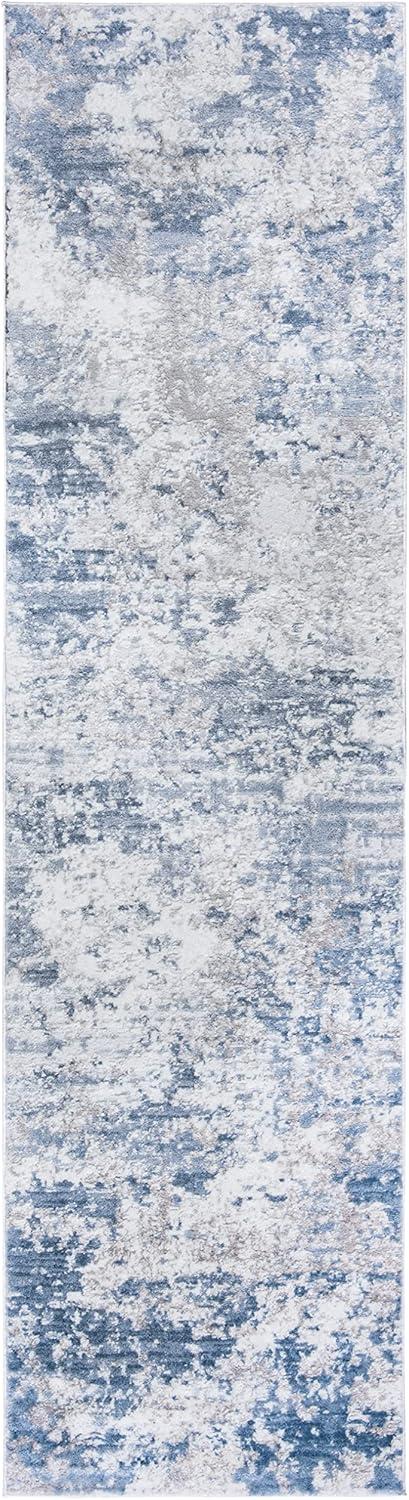 image:imageSAFAVIEH Area Rug 8x10 Amelia Collection Large Grey amp Ivory Modern Design NonShedding amp Easy Cleaning Ideal for Living Room Bedroom Office Dining Space ALA705GGreyBlue