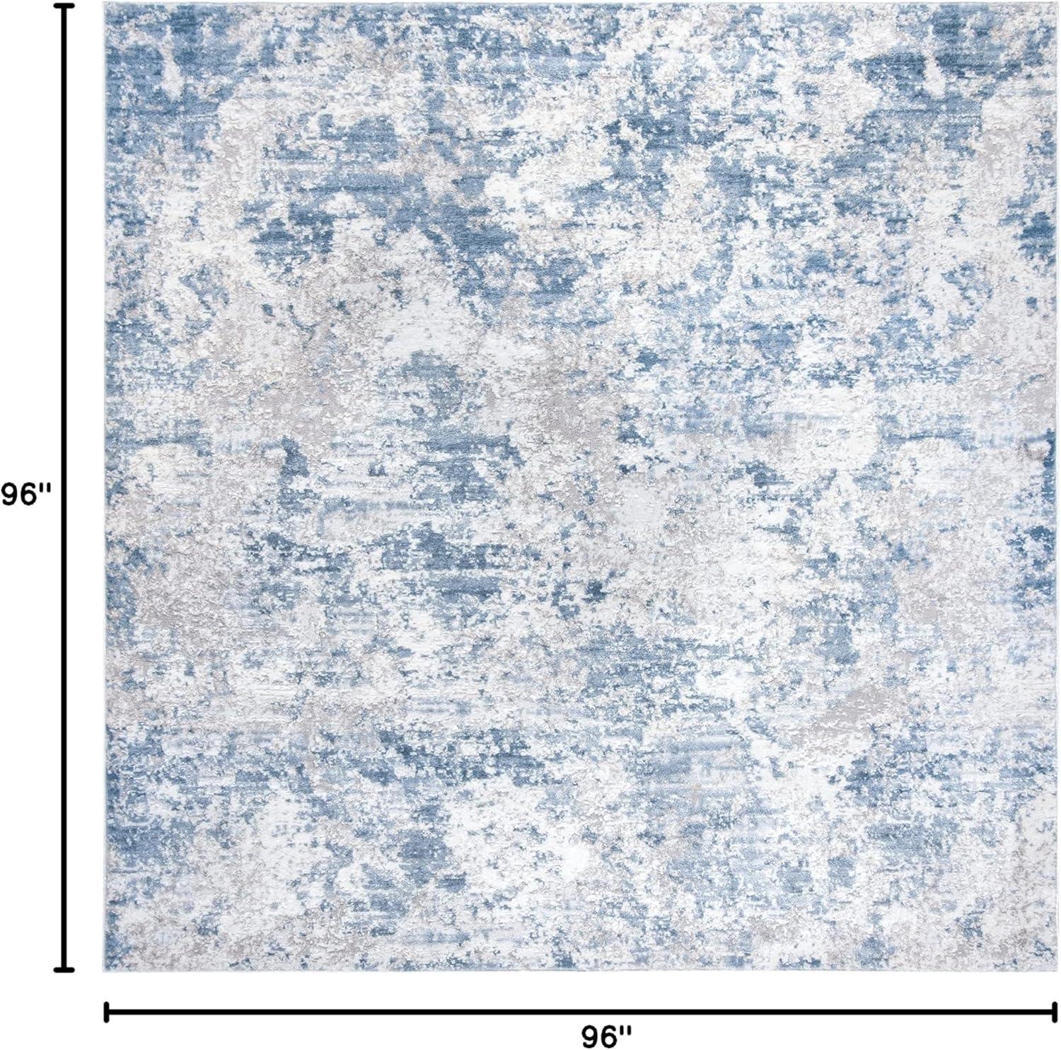 image:imageSAFAVIEH Area Rug 8x10 Amelia Collection Large Grey amp Ivory Modern Design NonShedding amp Easy Cleaning Ideal for Living Room Bedroom Office Dining Space ALA705GGreyBlue