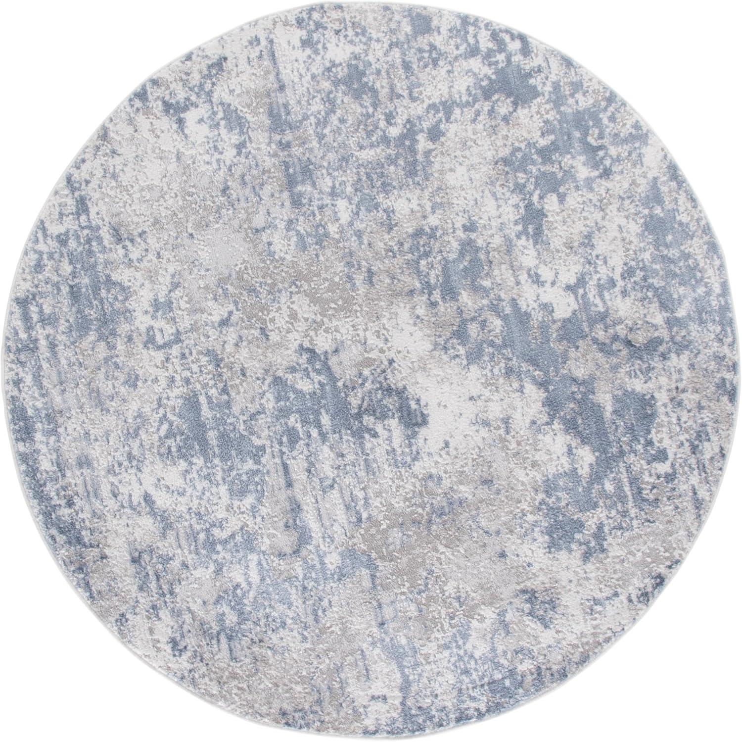 image:imageSAFAVIEH Area Rug 8x10 Amelia Collection Large Grey amp Ivory Modern Design NonShedding amp Easy Cleaning Ideal for Living Room Bedroom Office Dining Space ALA705GDark BlueGrey
