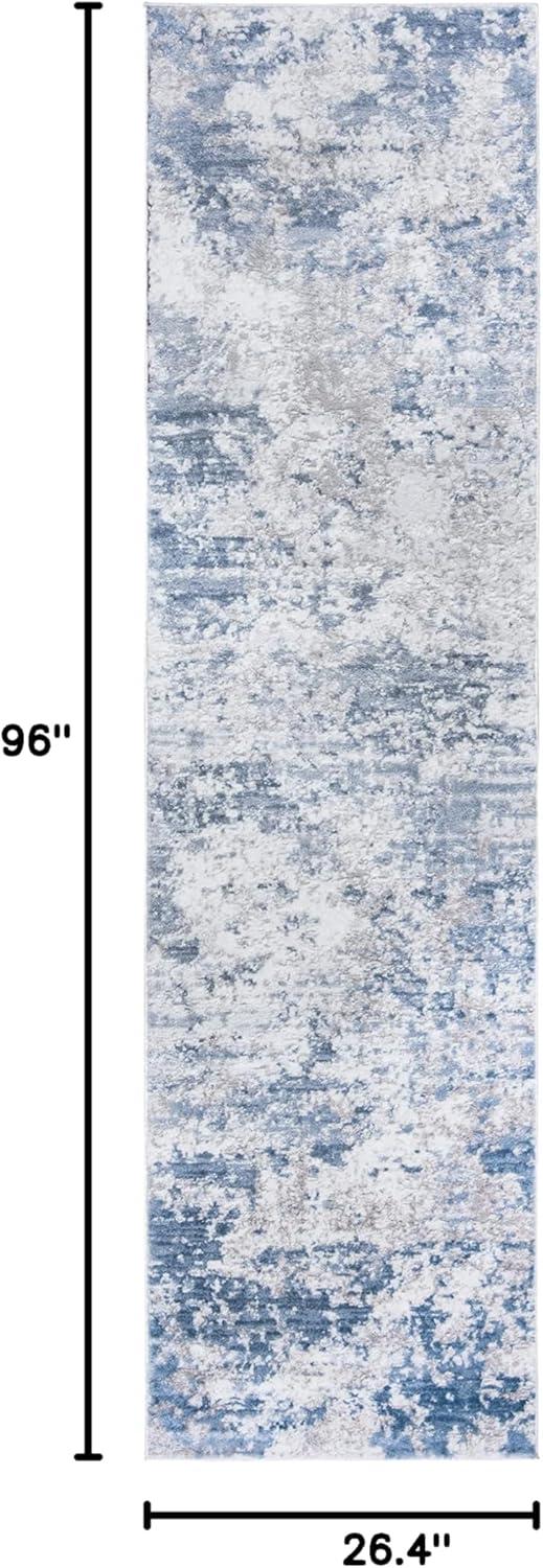 image:imageSAFAVIEH Area Rug 8x10 Amelia Collection Large Grey amp Ivory Modern Design NonShedding amp Easy Cleaning Ideal for Living Room Bedroom Office Dining Space ALA705GGreyBlue