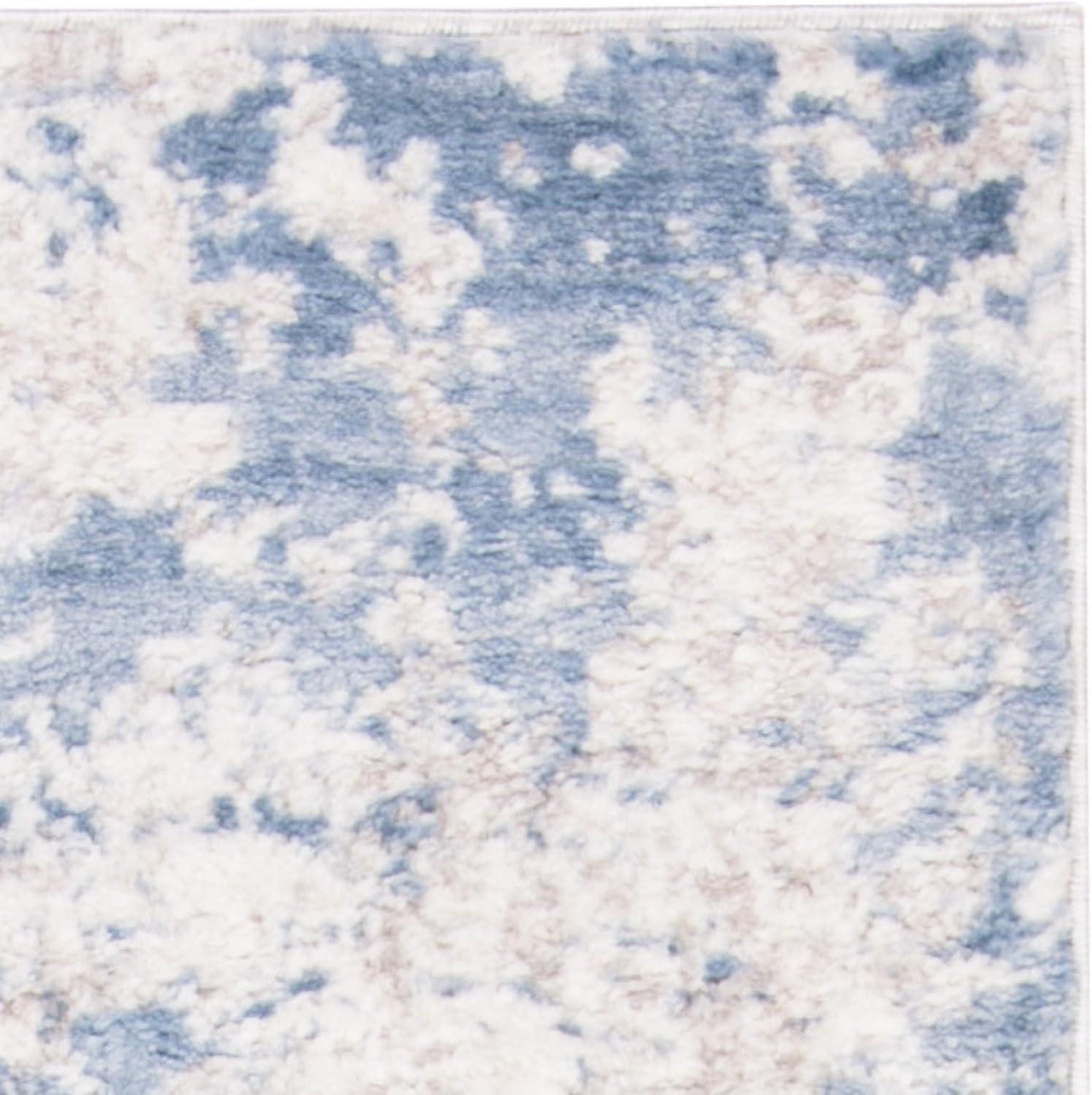 image:imageSAFAVIEH Area Rug 8x10 Amelia Collection Large Grey amp Ivory Modern Design NonShedding amp Easy Cleaning Ideal for Living Room Bedroom Office Dining Space ALA705GGreyBlue