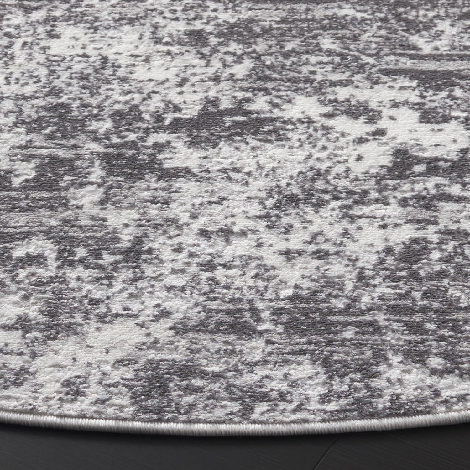 image:imageSAFAVIEH Area Rug 8x10 Amelia Collection Large Grey amp Ivory Modern Design NonShedding amp Easy Cleaning Ideal for Living Room Bedroom Office Dining Space ALA705GCharcoalIvory
