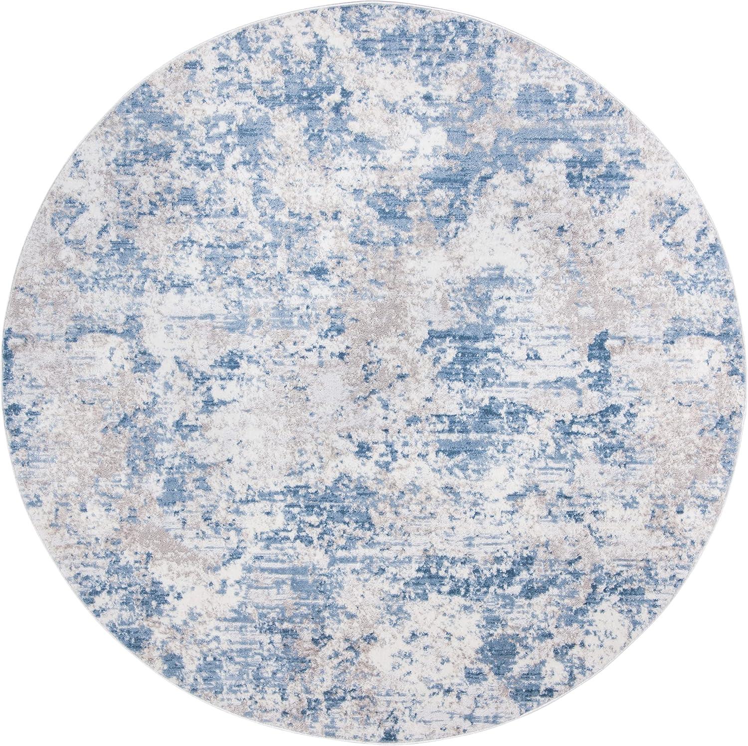 image:imageSAFAVIEH Area Rug 8x10 Amelia Collection Large Grey amp Ivory Modern Design NonShedding amp Easy Cleaning Ideal for Living Room Bedroom Office Dining Space ALA705GGreyBlue
