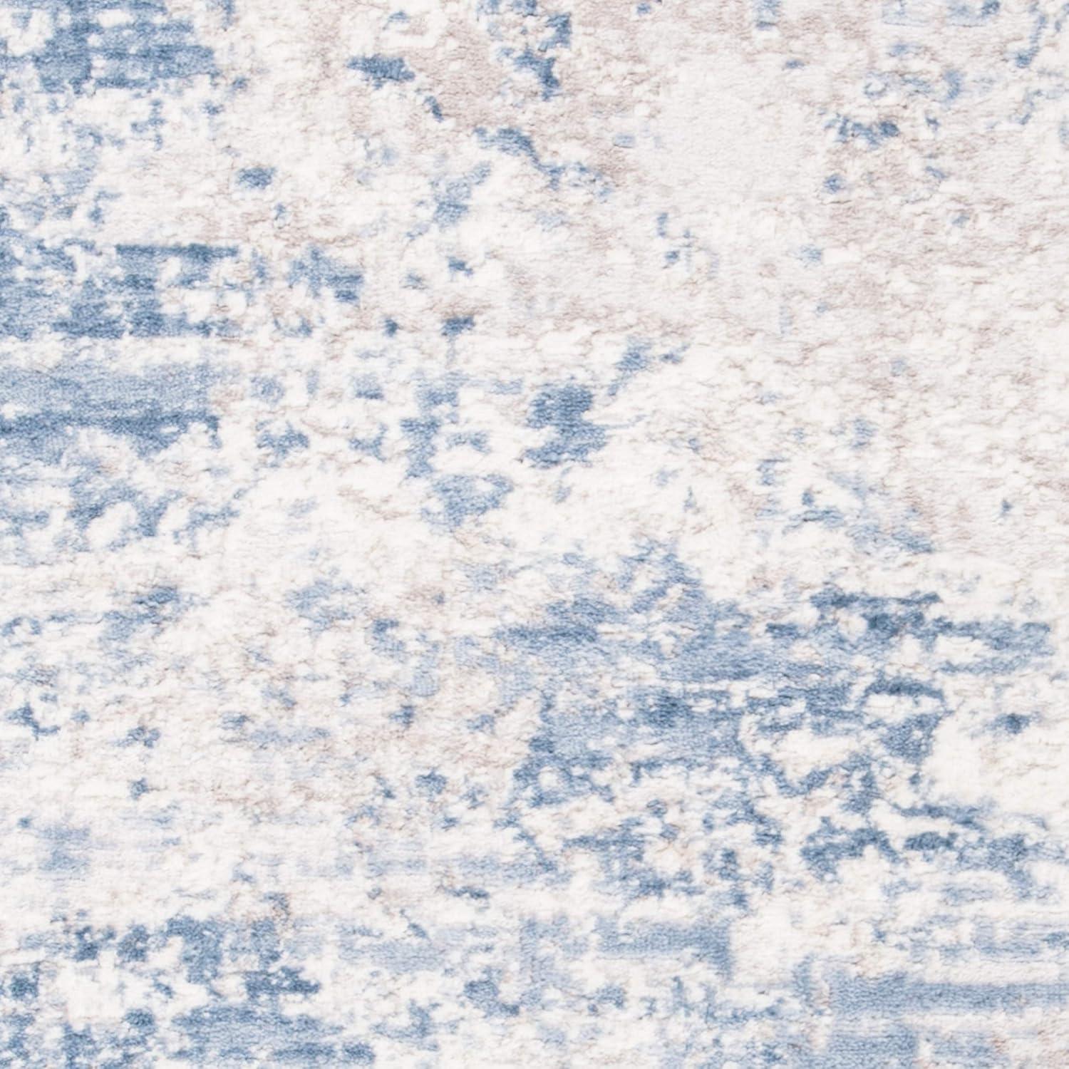 image:imageSAFAVIEH Area Rug 8x10 Amelia Collection Large Grey amp Ivory Modern Design NonShedding amp Easy Cleaning Ideal for Living Room Bedroom Office Dining Space ALA705GGreyBlue