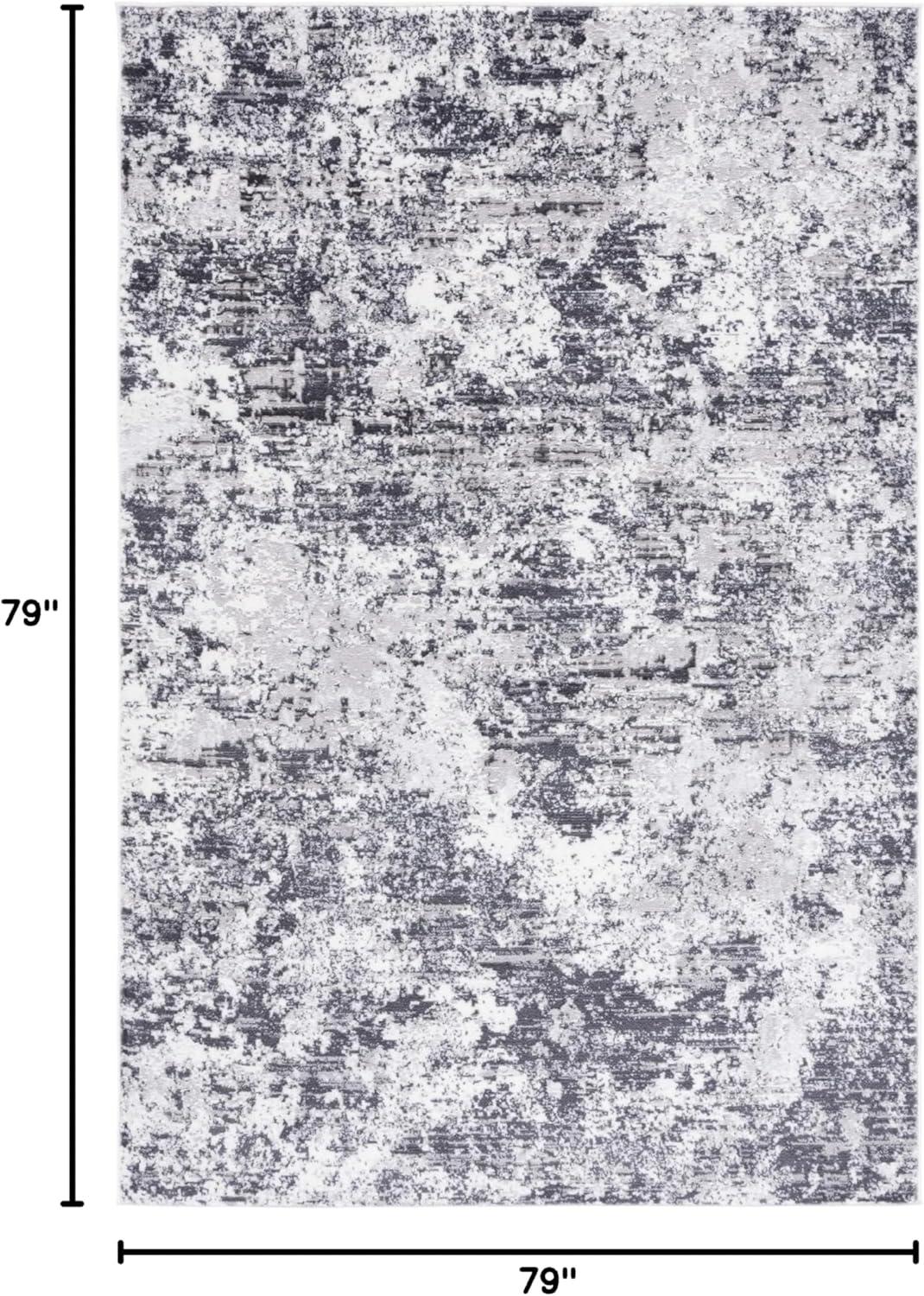 image:imageSAFAVIEH Area Rug 8x10 Amelia Collection Large Grey amp Ivory Modern Design NonShedding amp Easy Cleaning Ideal for Living Room Bedroom Office Dining Space ALA705GCharcoalIvory