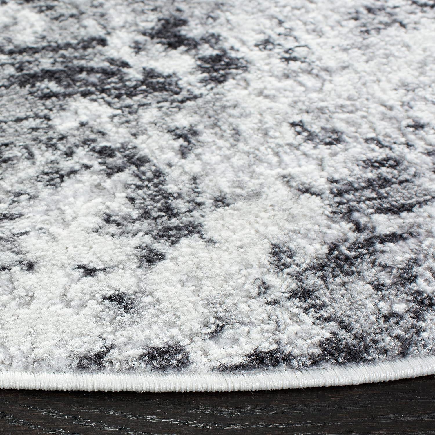 image:imageSAFAVIEH Area Rug 8x10 Amelia Collection Large Grey amp Ivory Modern Design NonShedding amp Easy Cleaning Ideal for Living Room Bedroom Office Dining Space ALA705GGreyIvory