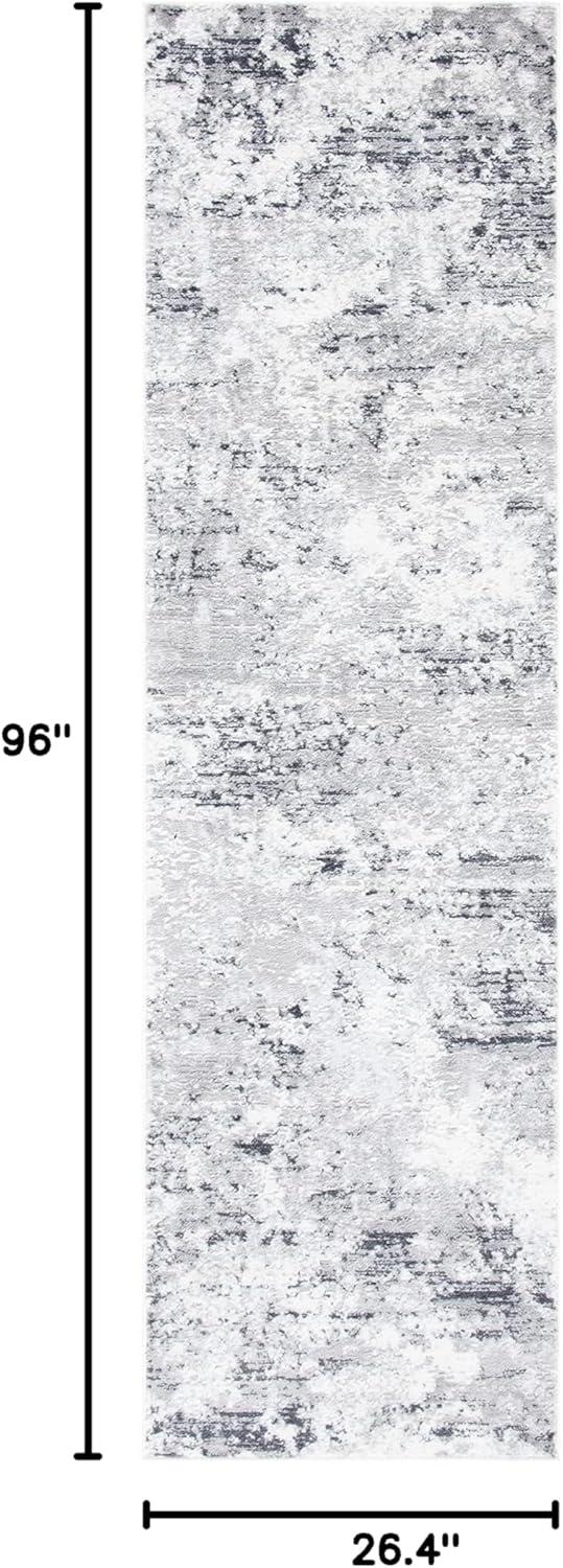 image:imageSAFAVIEH Area Rug 8x10 Amelia Collection Large Grey amp Ivory Modern Design NonShedding amp Easy Cleaning Ideal for Living Room Bedroom Office Dining Space ALA705GGreyIvory