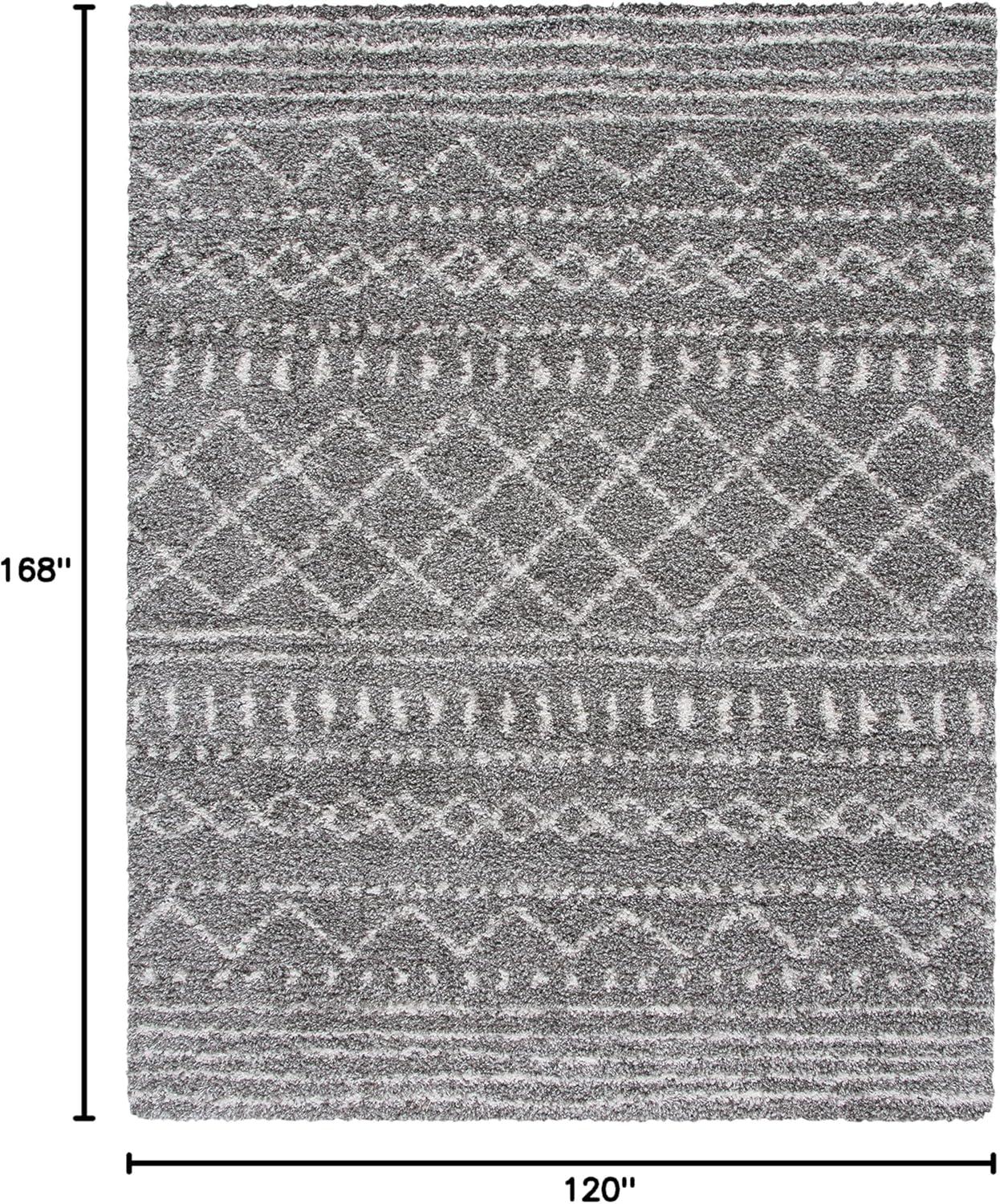 image:imageSAFAVIEH Area Rug 8x10 Arizona Shag Collection Large Ivory amp Beige Moroccan Boho Design NonShedding amp Easy to Clean Ideal for Living Room Bedroom Dining Space ASG741ABrownIvory
