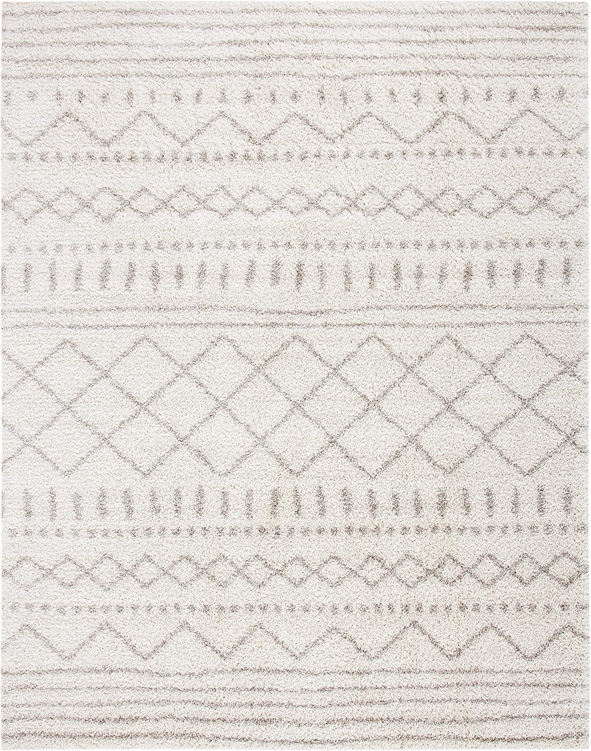 image:imageSAFAVIEH Area Rug 8x10 Arizona Shag Collection Large Ivory amp Beige Moroccan Boho Design NonShedding amp Easy to Clean Ideal for Living Room Bedroom Dining Space ASG741AIvoryBeige