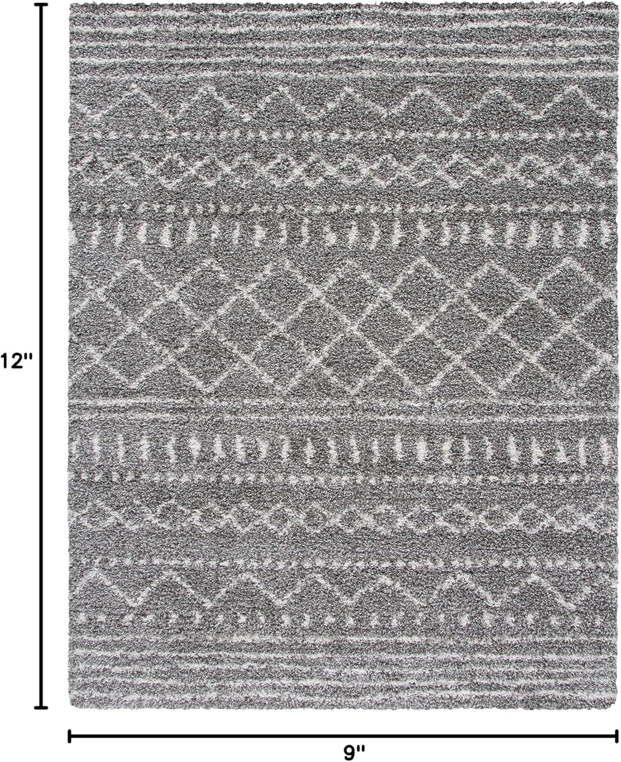 image:imageSAFAVIEH Area Rug 8x10 Arizona Shag Collection Large Ivory amp Beige Moroccan Boho Design NonShedding amp Easy to Clean Ideal for Living Room Bedroom Dining Space ASG741ABrownIvory