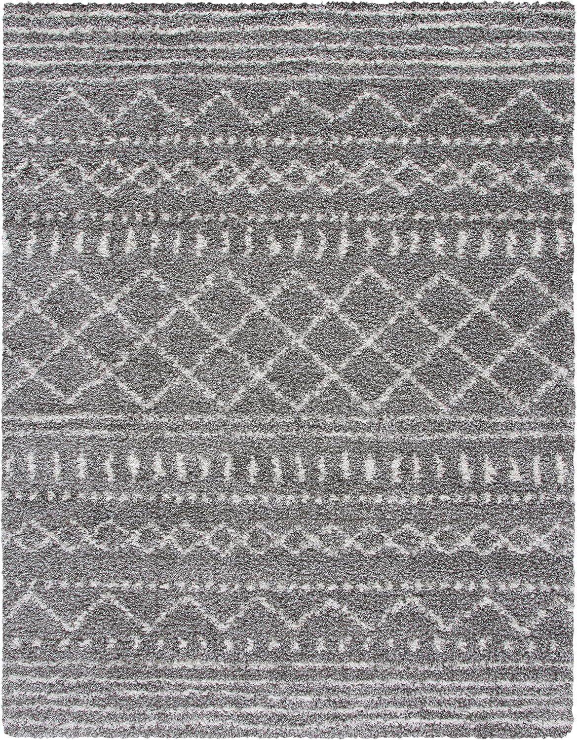 image:imageSAFAVIEH Area Rug 8x10 Arizona Shag Collection Large Ivory amp Beige Moroccan Boho Design NonShedding amp Easy to Clean Ideal for Living Room Bedroom Dining Space ASG741ABrownIvory
