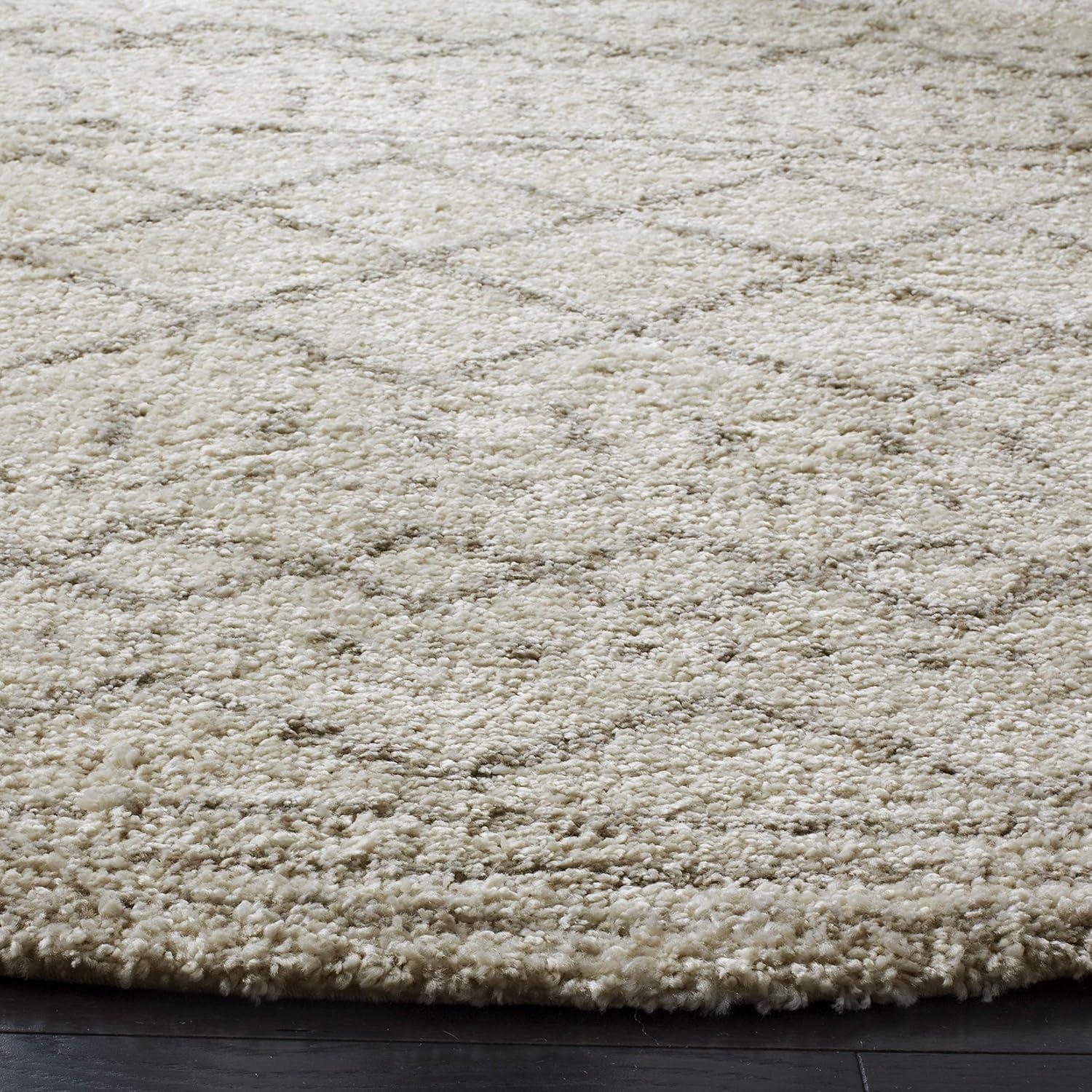 image:imageSAFAVIEH Area Rug 8x10 Arizona Shag Collection Large Ivory amp Beige Moroccan Boho Design NonShedding amp Easy to Clean Ideal for Living Room Bedroom Dining Space ASG741AIvoryBeige