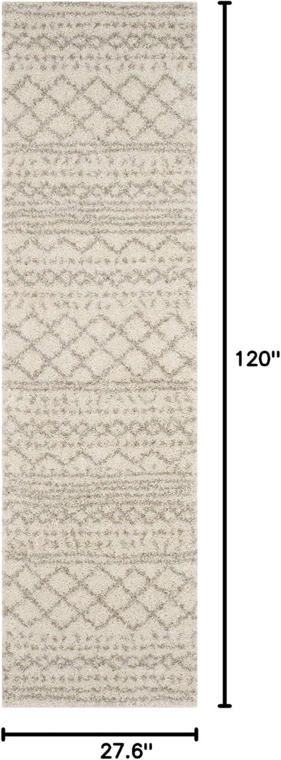 image:imageSAFAVIEH Area Rug 8x10 Arizona Shag Collection Large Ivory amp Beige Moroccan Boho Design NonShedding amp Easy to Clean Ideal for Living Room Bedroom Dining Space ASG741AIvoryBeige