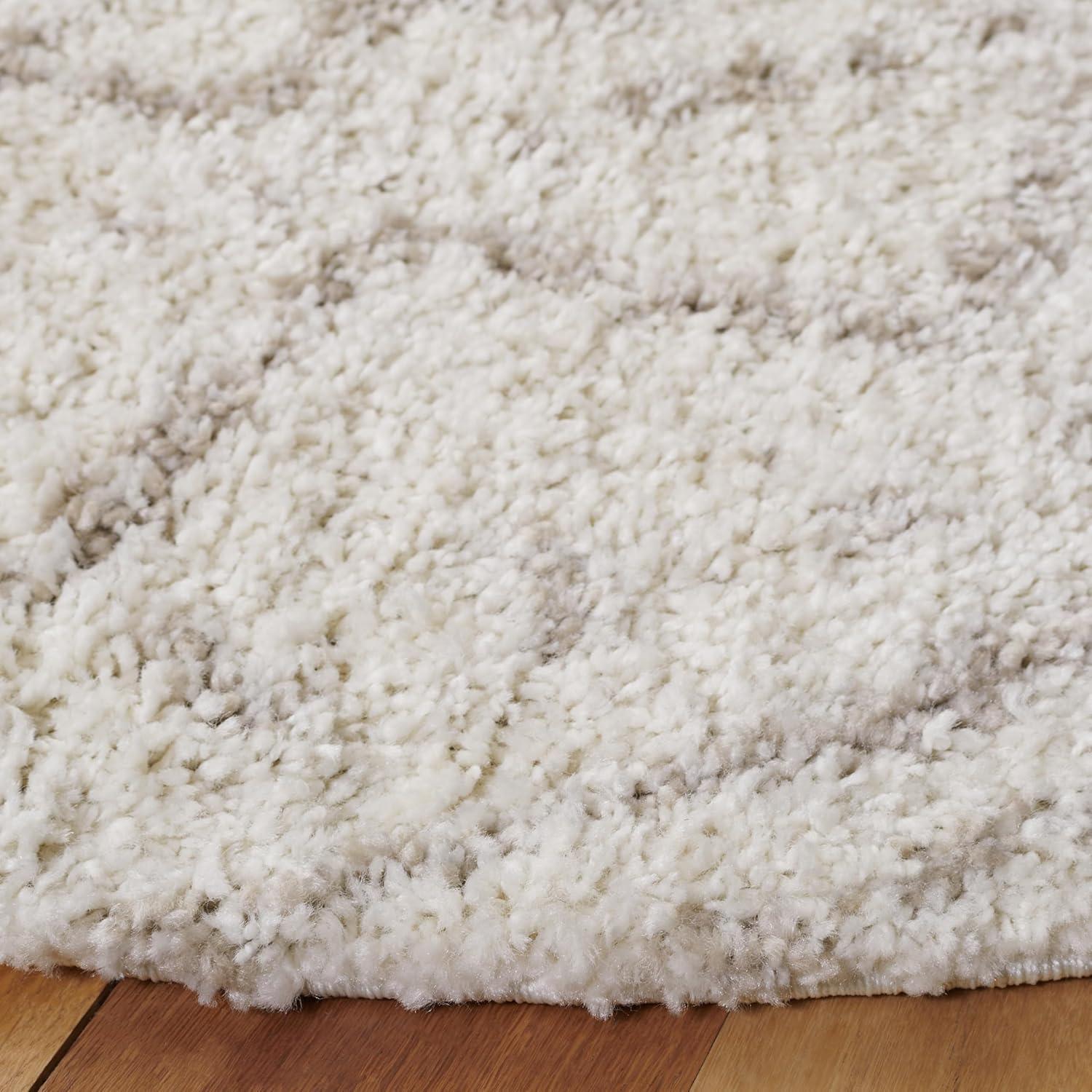 image:imageSAFAVIEH Area Rug 8x10 Arizona Shag Collection Large Ivory amp Beige Moroccan Boho Design NonShedding amp Easy to Clean Ideal for Living Room Bedroom Dining Space ASG741AIvoryBeige