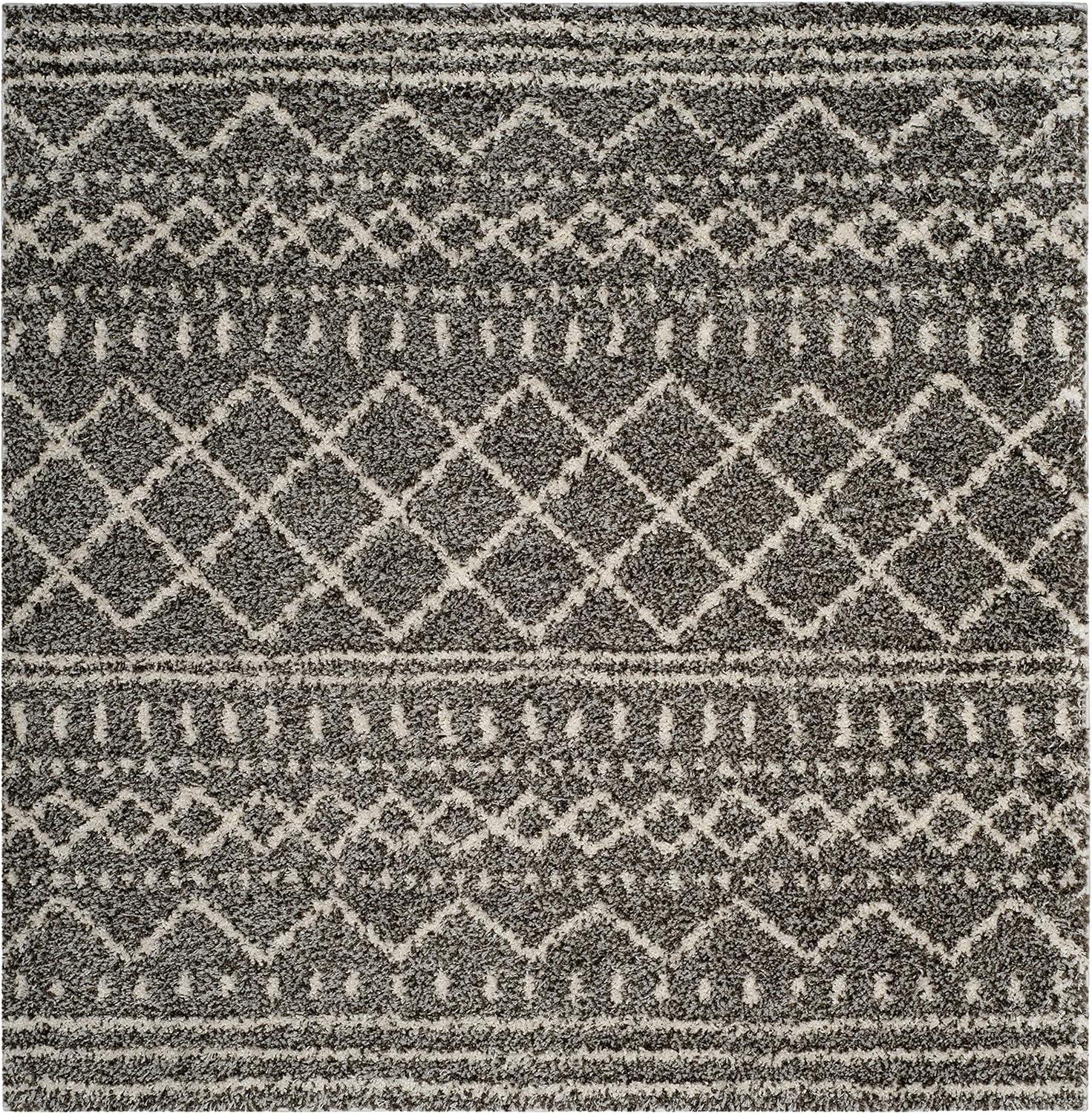 image:imageSAFAVIEH Area Rug 8x10 Arizona Shag Collection Large Ivory amp Beige Moroccan Boho Design NonShedding amp Easy to Clean Ideal for Living Room Bedroom Dining Space ASG741ABrownIvory