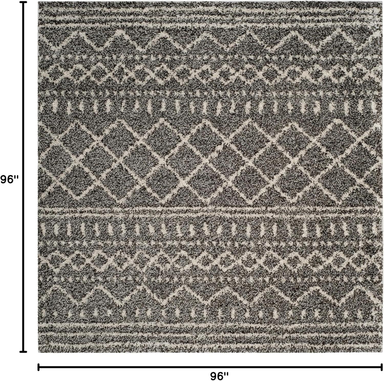 image:imageSAFAVIEH Area Rug 8x10 Arizona Shag Collection Large Ivory amp Beige Moroccan Boho Design NonShedding amp Easy to Clean Ideal for Living Room Bedroom Dining Space ASG741ABrownIvory