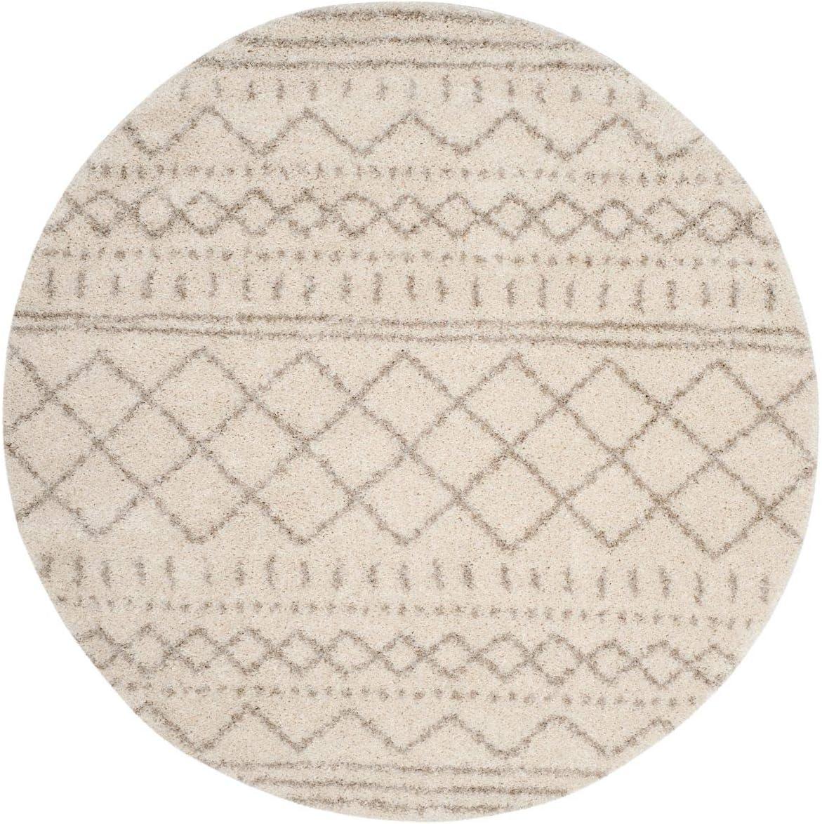 image:imageSAFAVIEH Area Rug 8x10 Arizona Shag Collection Large Ivory amp Beige Moroccan Boho Design NonShedding amp Easy to Clean Ideal for Living Room Bedroom Dining Space ASG741AIvoryBeige