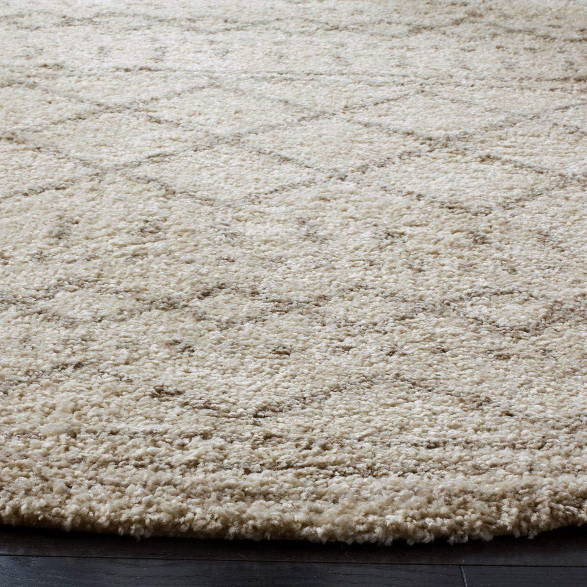 image:imageSAFAVIEH Area Rug 8x10 Arizona Shag Collection Large Ivory amp Beige Moroccan Boho Design NonShedding amp Easy to Clean Ideal for Living Room Bedroom Dining Space ASG741AIvoryBeige