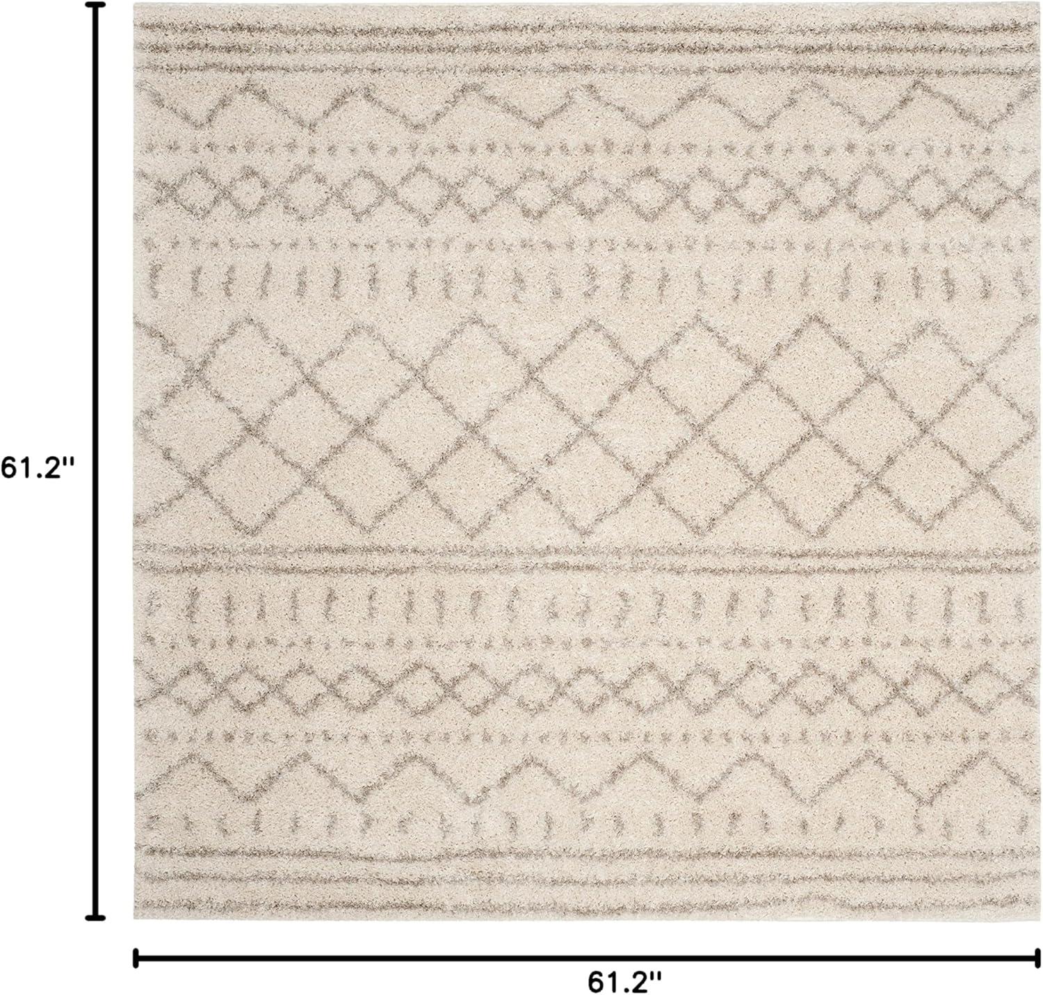 image:imageSAFAVIEH Area Rug 8x10 Arizona Shag Collection Large Ivory amp Beige Moroccan Boho Design NonShedding amp Easy to Clean Ideal for Living Room Bedroom Dining Space ASG741AIvoryBeige