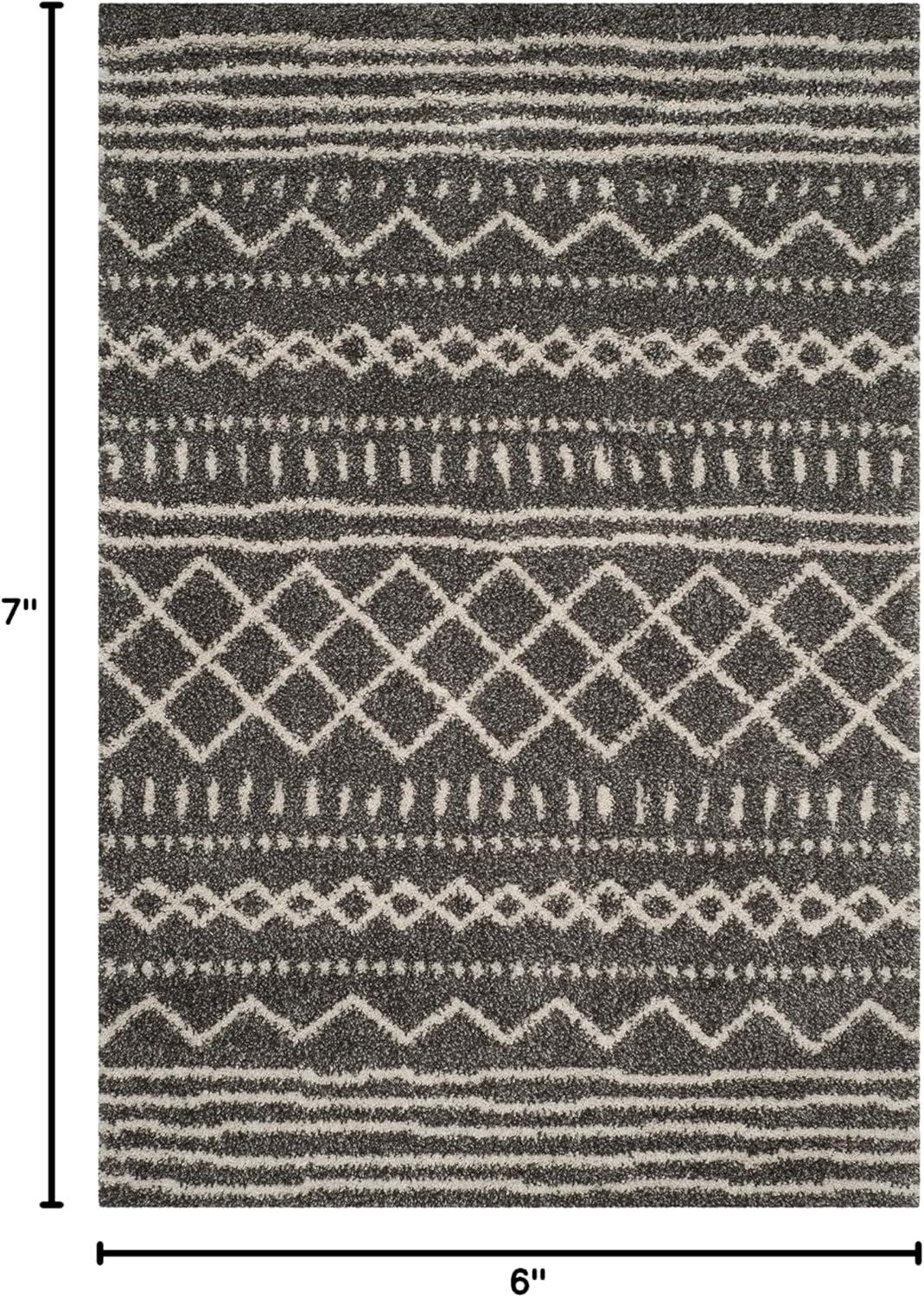 image:imageSAFAVIEH Area Rug 8x10 Arizona Shag Collection Large Ivory amp Beige Moroccan Boho Design NonShedding amp Easy to Clean Ideal for Living Room Bedroom Dining Space ASG741ABrownIvory