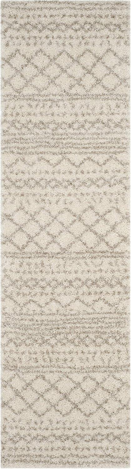 image:imageSAFAVIEH Area Rug 8x10 Arizona Shag Collection Large Ivory amp Beige Moroccan Boho Design NonShedding amp Easy to Clean Ideal for Living Room Bedroom Dining Space ASG741AIvoryBeige