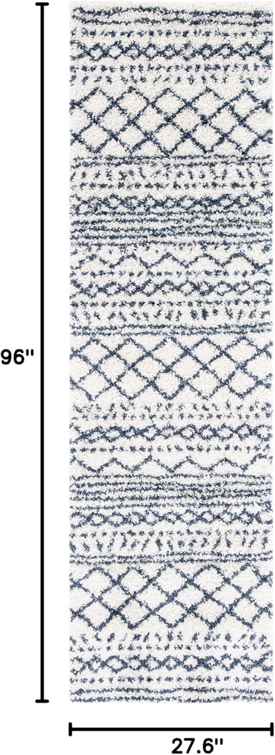 image:imageSAFAVIEH Area Rug 8x10 Arizona Shag Collection Large Ivory amp Beige Moroccan Boho Design NonShedding amp Easy to Clean Ideal for Living Room Bedroom Dining Space ASG741AIvorySlate