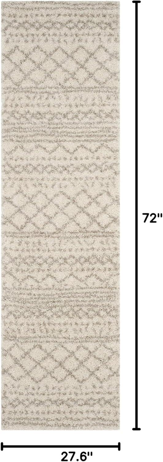 image:imageSAFAVIEH Area Rug 8x10 Arizona Shag Collection Large Ivory amp Beige Moroccan Boho Design NonShedding amp Easy to Clean Ideal for Living Room Bedroom Dining Space ASG741AIvoryBeige