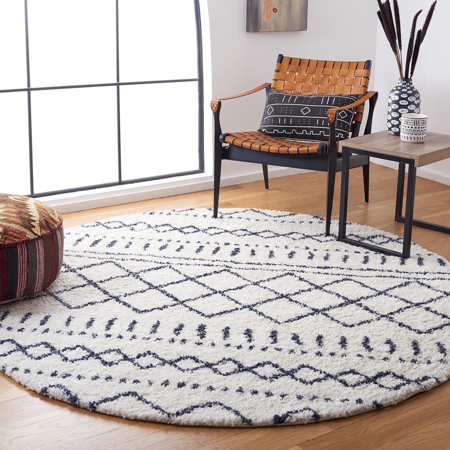 image:imageSAFAVIEH Area Rug 8x10 Arizona Shag Collection Large Ivory amp Beige Moroccan Boho Design NonShedding amp Easy to Clean Ideal for Living Room Bedroom Dining Space ASG741AIvorySlate