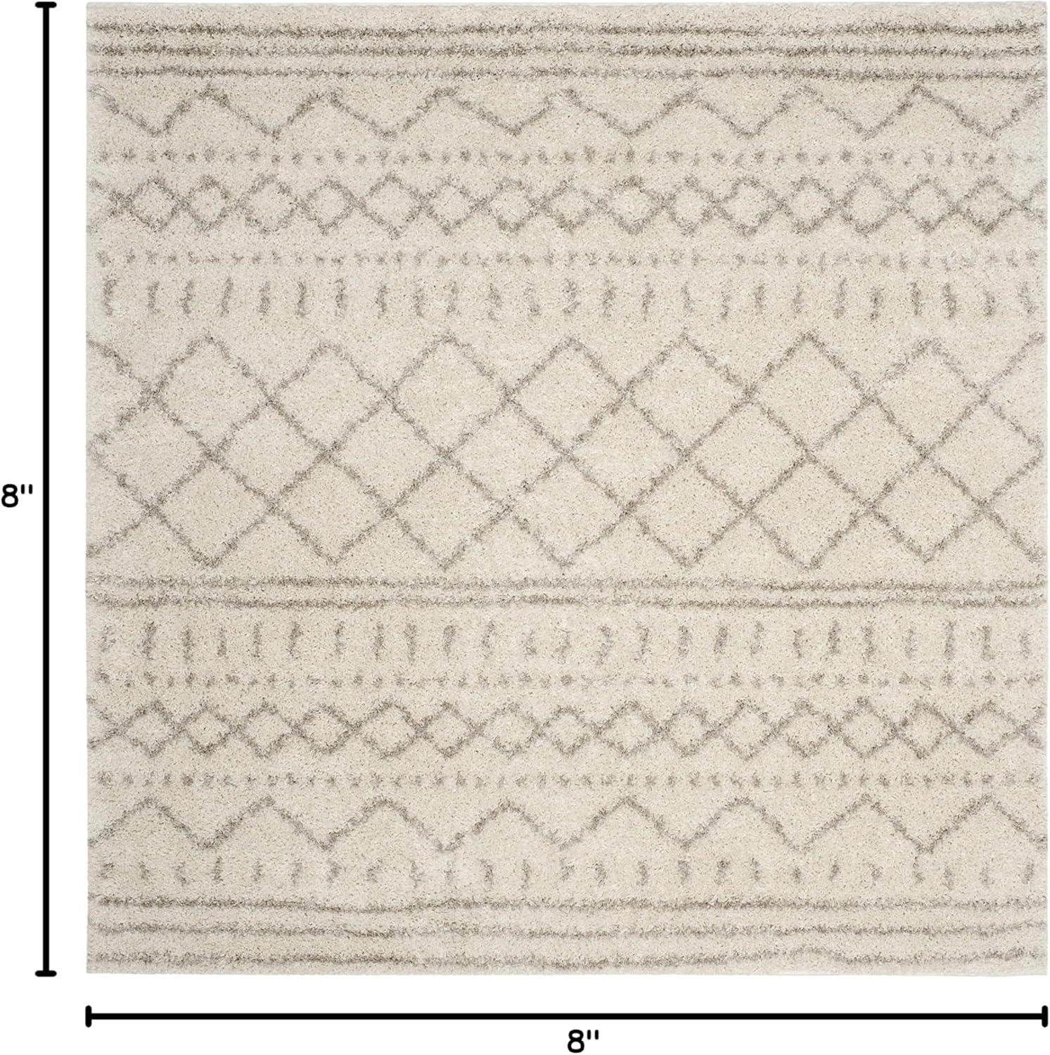 image:imageSAFAVIEH Area Rug 8x10 Arizona Shag Collection Large Ivory amp Beige Moroccan Boho Design NonShedding amp Easy to Clean Ideal for Living Room Bedroom Dining Space ASG741AIvoryBeige