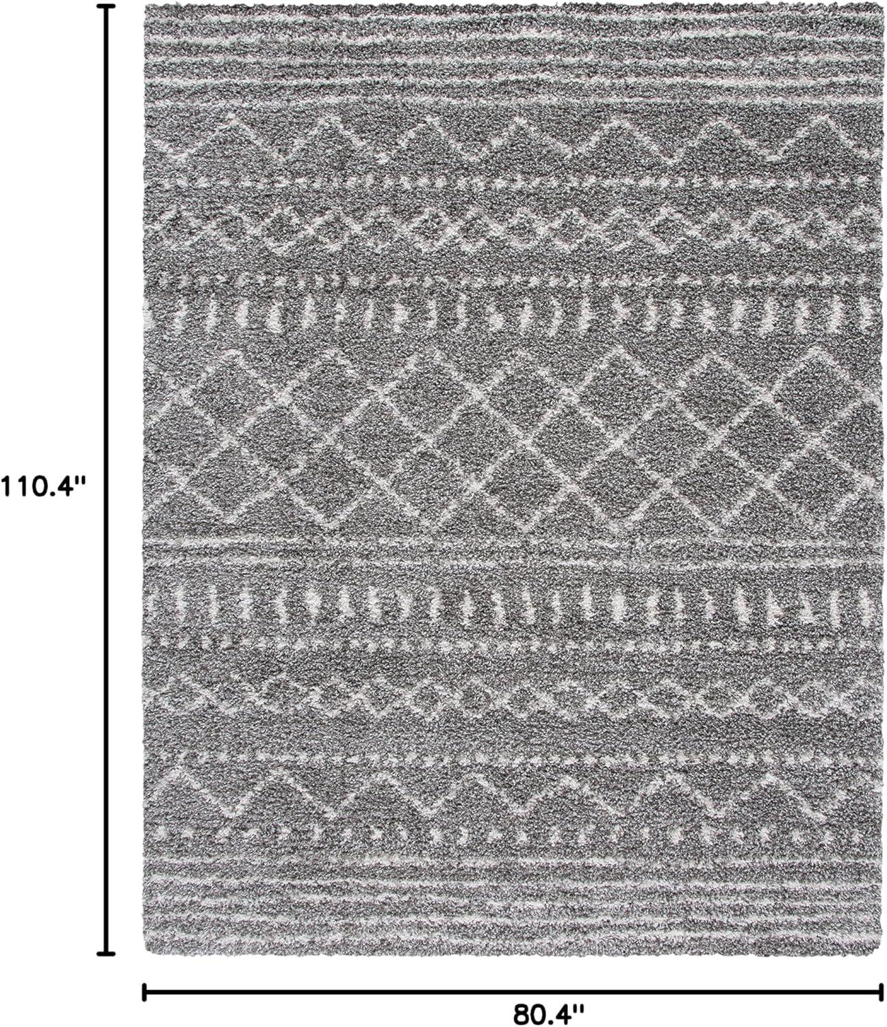 image:imageSAFAVIEH Area Rug 8x10 Arizona Shag Collection Large Ivory amp Beige Moroccan Boho Design NonShedding amp Easy to Clean Ideal for Living Room Bedroom Dining Space ASG741ABrownIvory