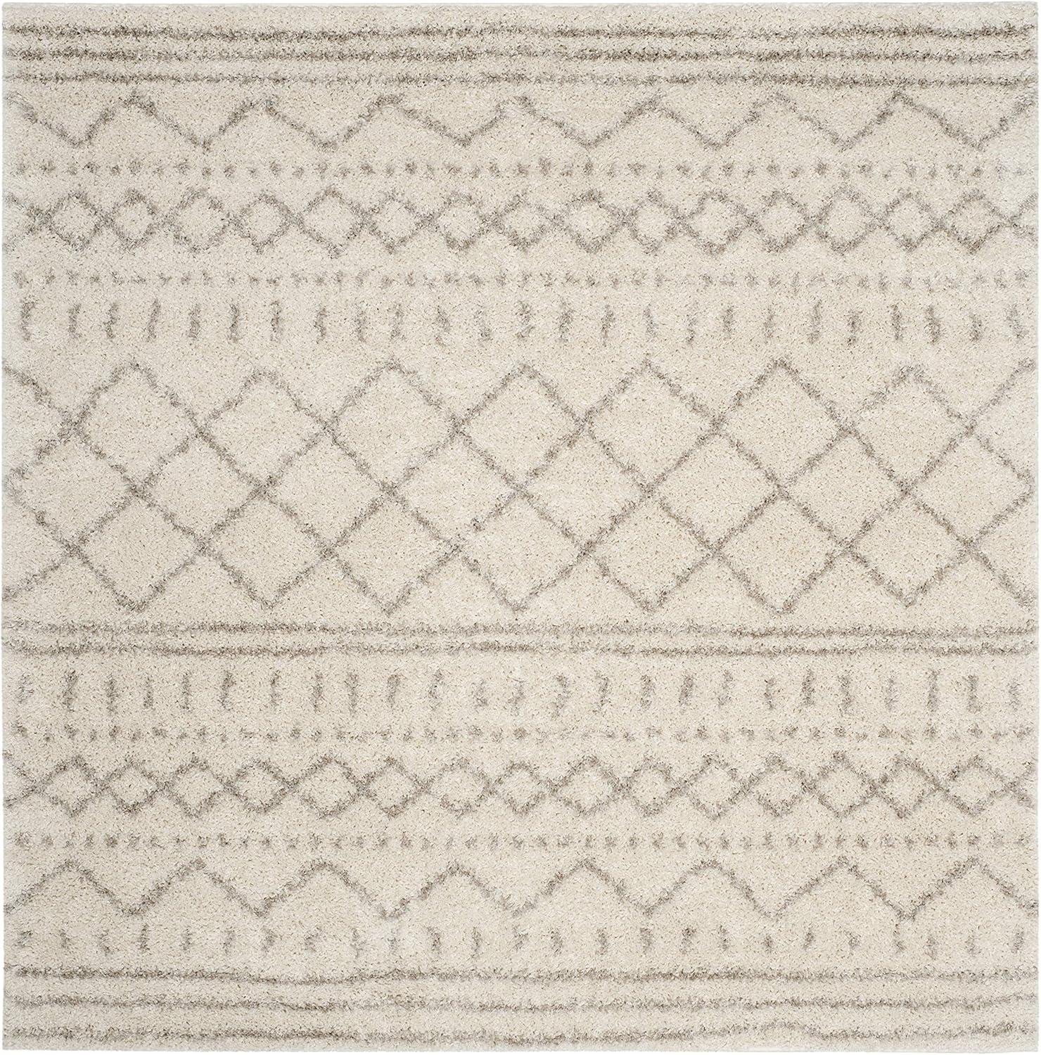 image:imageSAFAVIEH Area Rug 8x10 Arizona Shag Collection Large Ivory amp Beige Moroccan Boho Design NonShedding amp Easy to Clean Ideal for Living Room Bedroom Dining Space ASG741AIvoryBeige