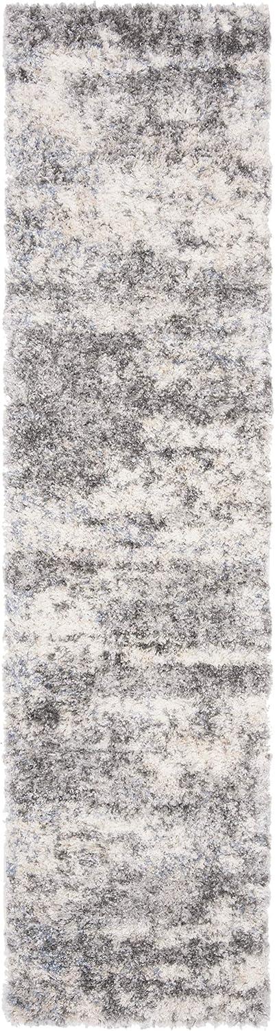 image:imageSAFAVIEH Area Rug 8x10 Berber Shag Collection Large Grey Blue amp Cream NonShedding amp Easy to Clean Ideal for Living Room Bedroom Dining Space BER219GGrey BlueCream